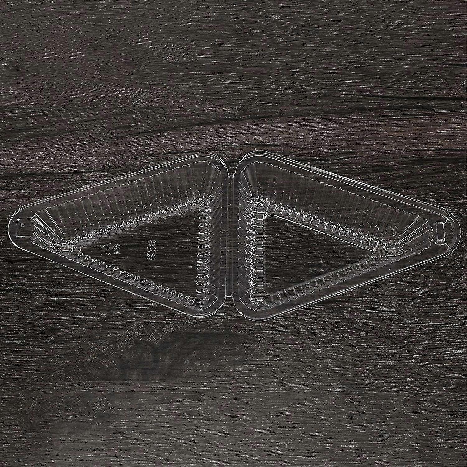 100Pcs Triangle Cheesecake Boxes Slice Cake Box Triangle Pie Holders Cake Boxes for Bakery Party Wed