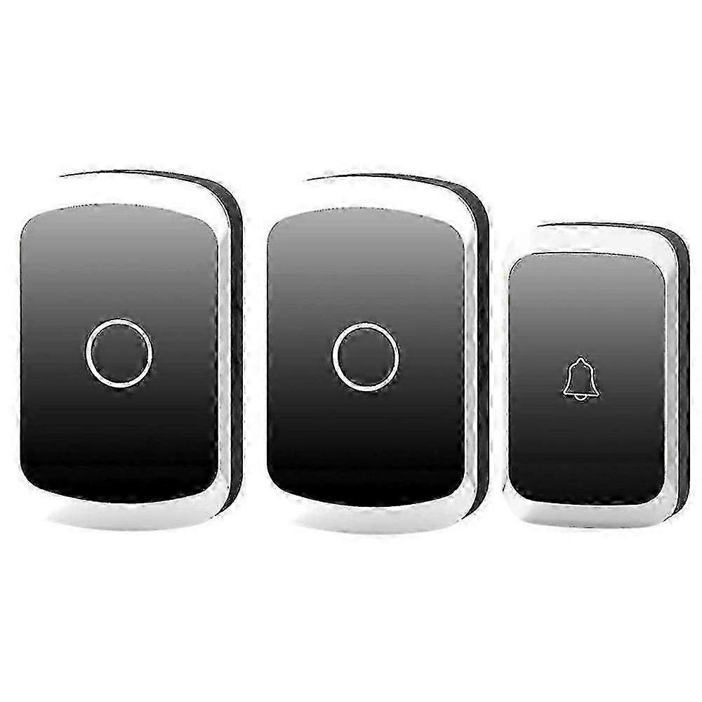 Intelligent Wireless Home Doorbell Receiver Without Battery Long-Distance Electronic Remote Control One-To-Two Pager Doorbell