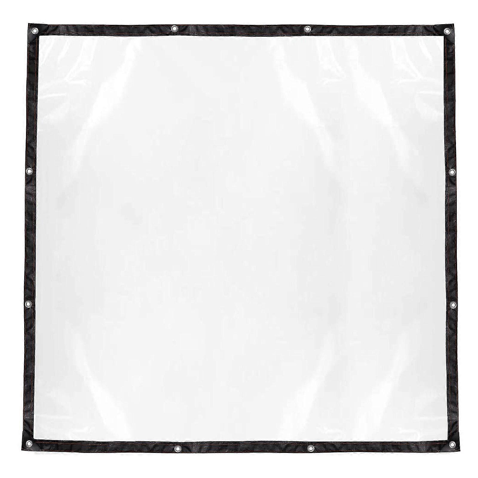 2025 Pe Clear Tarpaulin For Lawn Furniture, Heavy Duty Rainproof Cloth Canopy Tent Cover, Transparent And Durable, Multi-use, Easy To Install