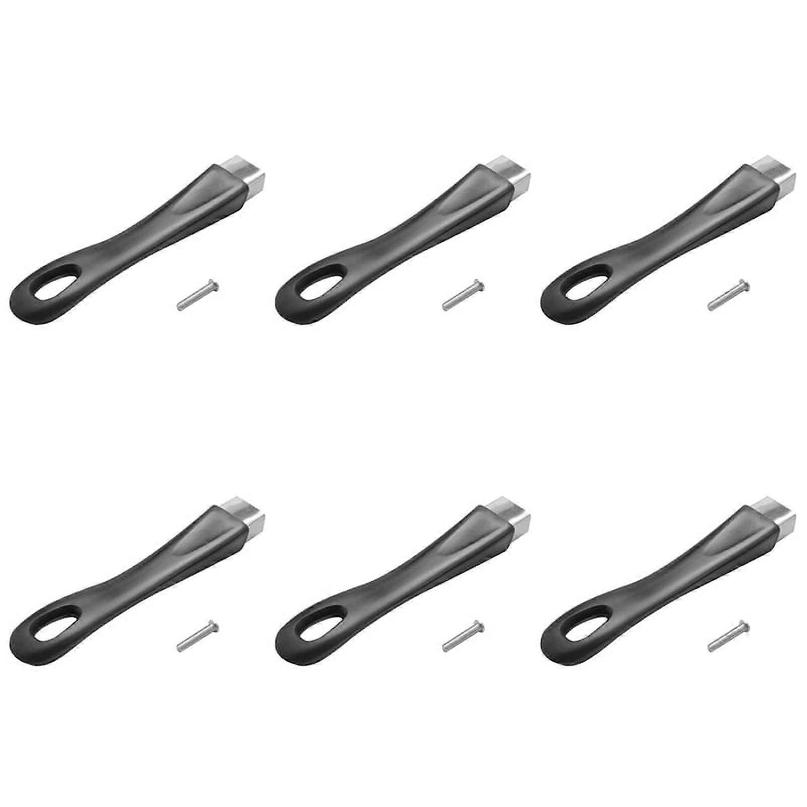 6X Black Replacement Bakelite Handle for Pan Pot Cookware
