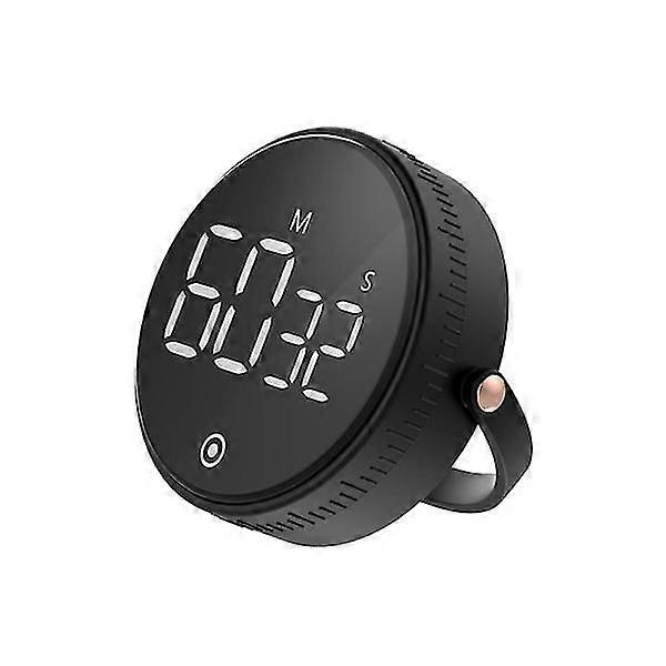 Kitchen Timer Led Digital Electronic Timing With Bracket Black