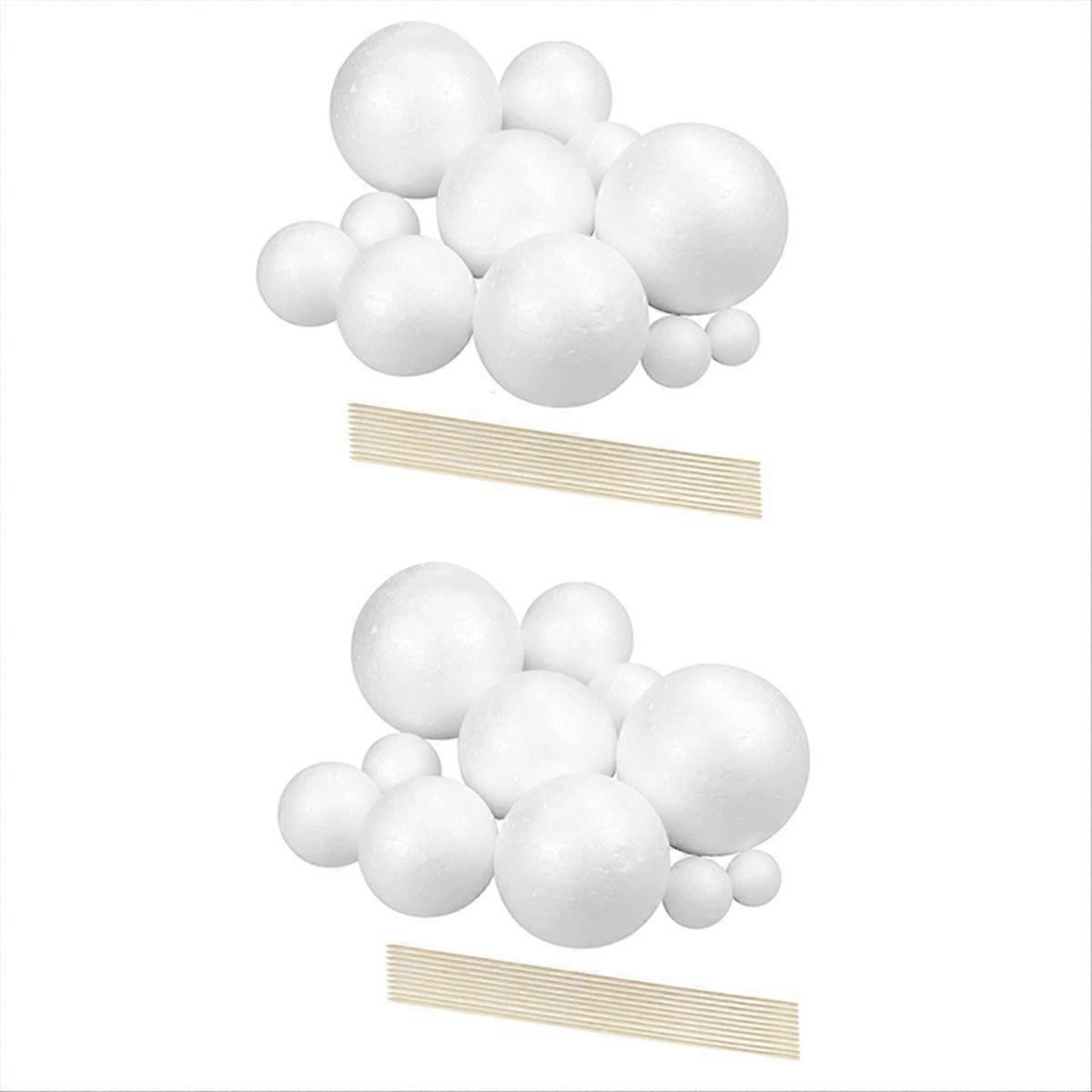 Planet Model Crafts 28 Mixed Sized Polystyrene Spheres Balls