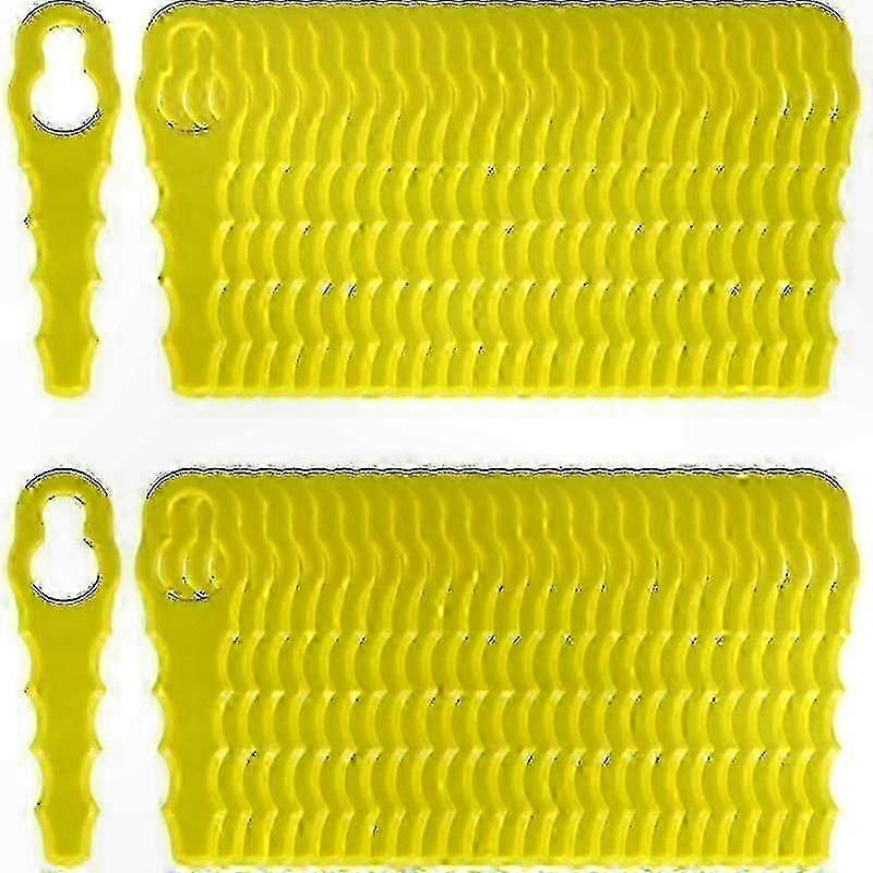 100 Serrated Blades for Double Head Edger Replacement Parts-Compatible with Multiple Models