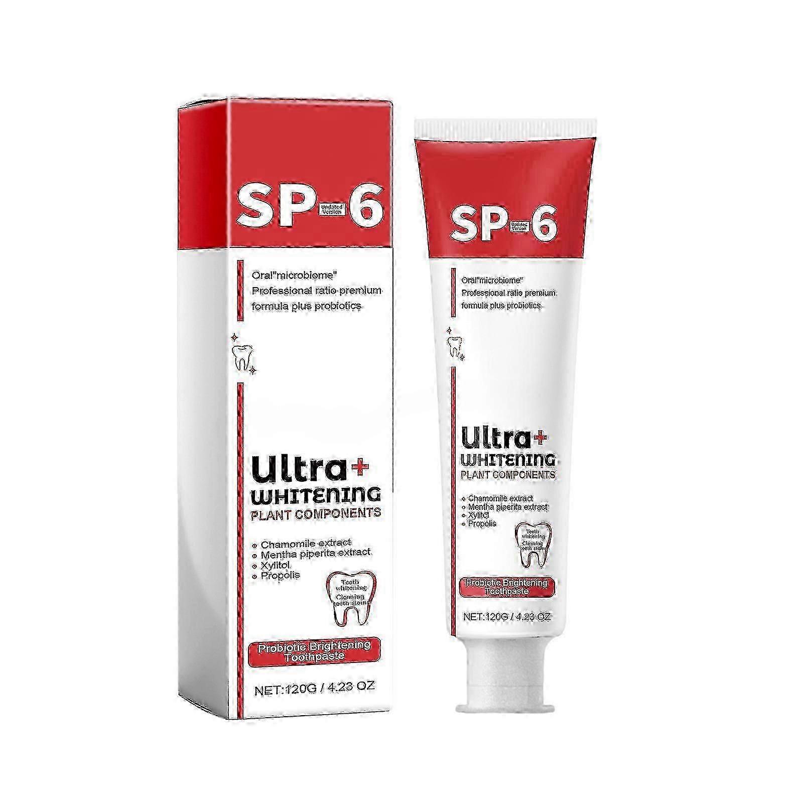 Sp 6 Tandkräm, Ultra Whitening Tandkräm Sp-6, Sp-6 Ultra Whitening Probiotisk Ljusgörande Tandkräm, Probiotisk Whitening Tandkräm, Sp-6 Tandkrämer