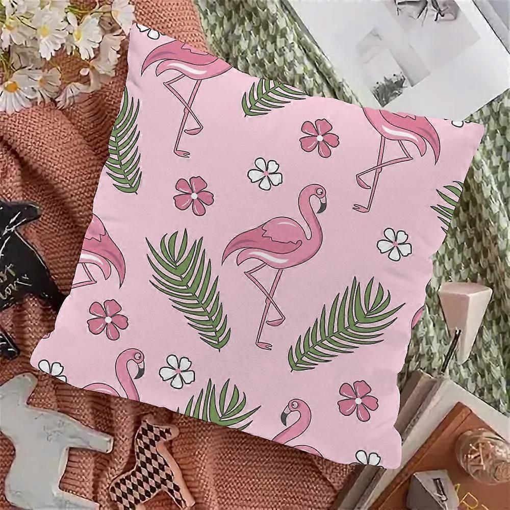 v430漫画フラミンゴクッションカバー枕カバーソファルーム装飾アイテム用装飾クッションカバーホームスリーピング枕gg430