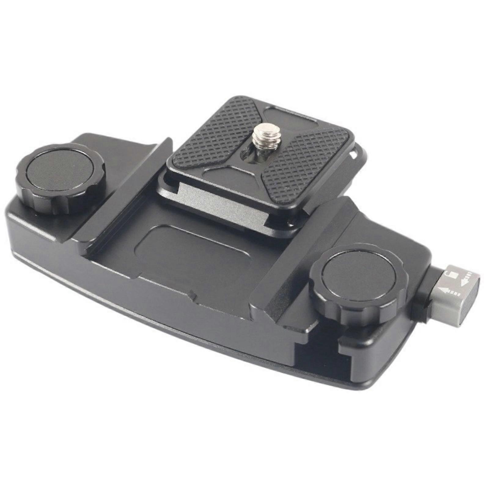 Aluminum Camera Backpack Strap Mount with 1/4 Screw Quick Release Camera Mount for DSLR Camera Tripod Stabilizer Multicolor