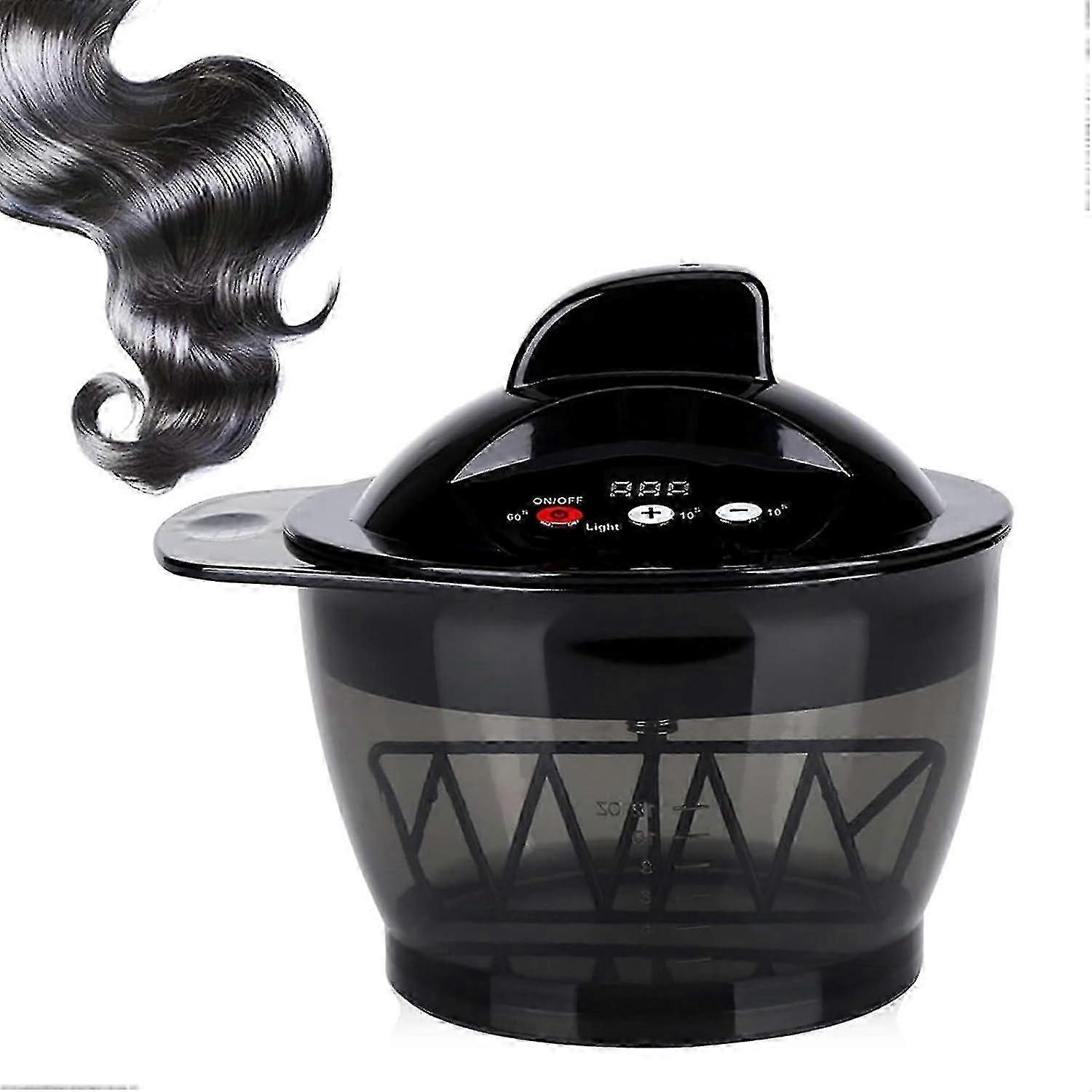 Timer-Enabled Hair Color Mixer Bowl - Efficient & Precise