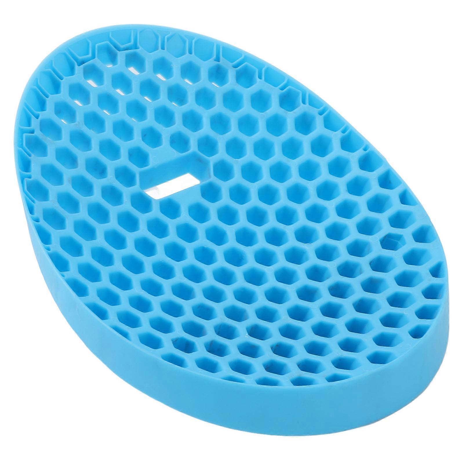 Efficient car wash bucket insert with dirt trap blue