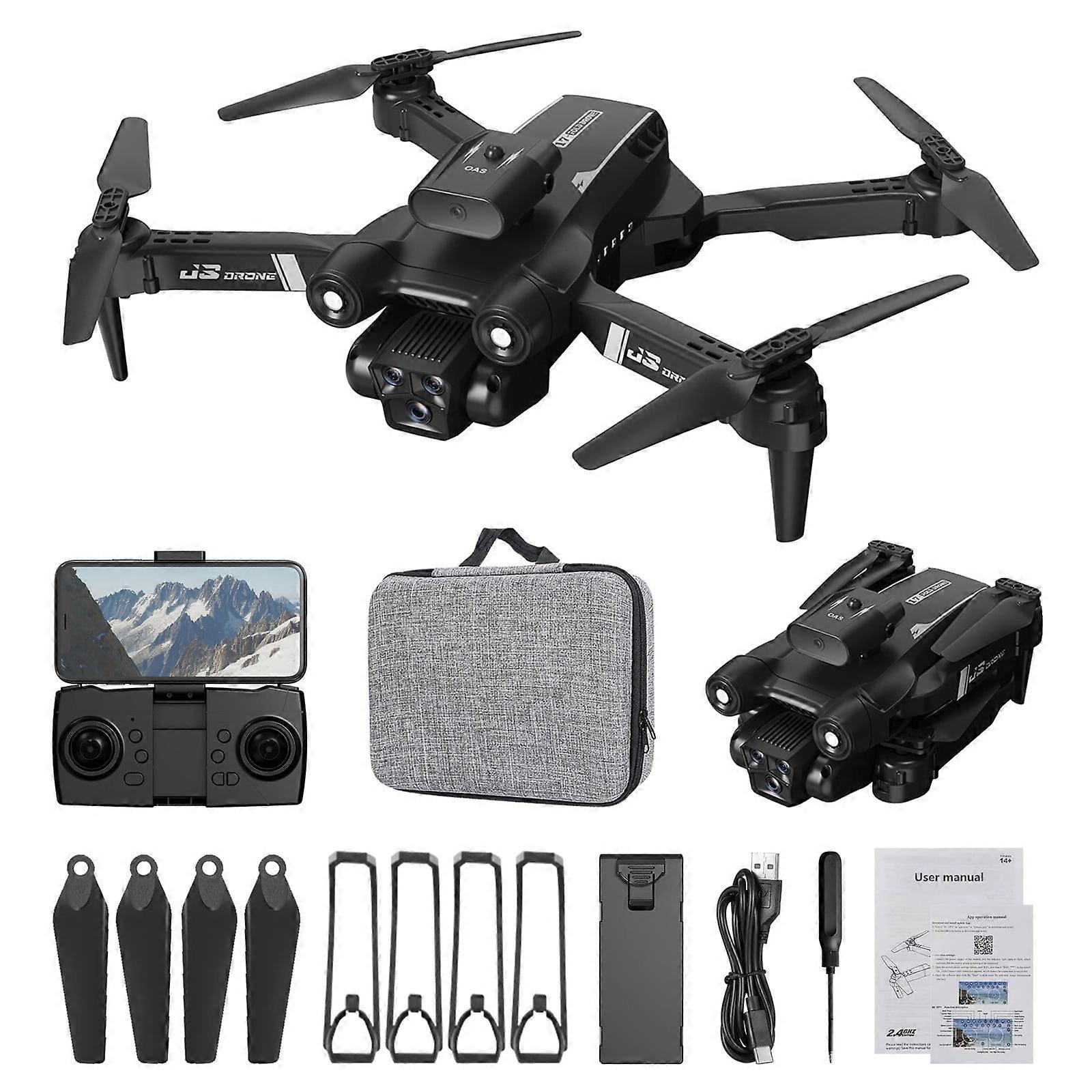 Zeceouar Drone with Camera WiFi FPV 1080P HD Altitude Hold Foldable RC Quadcopter Circle Fly Headless Mode