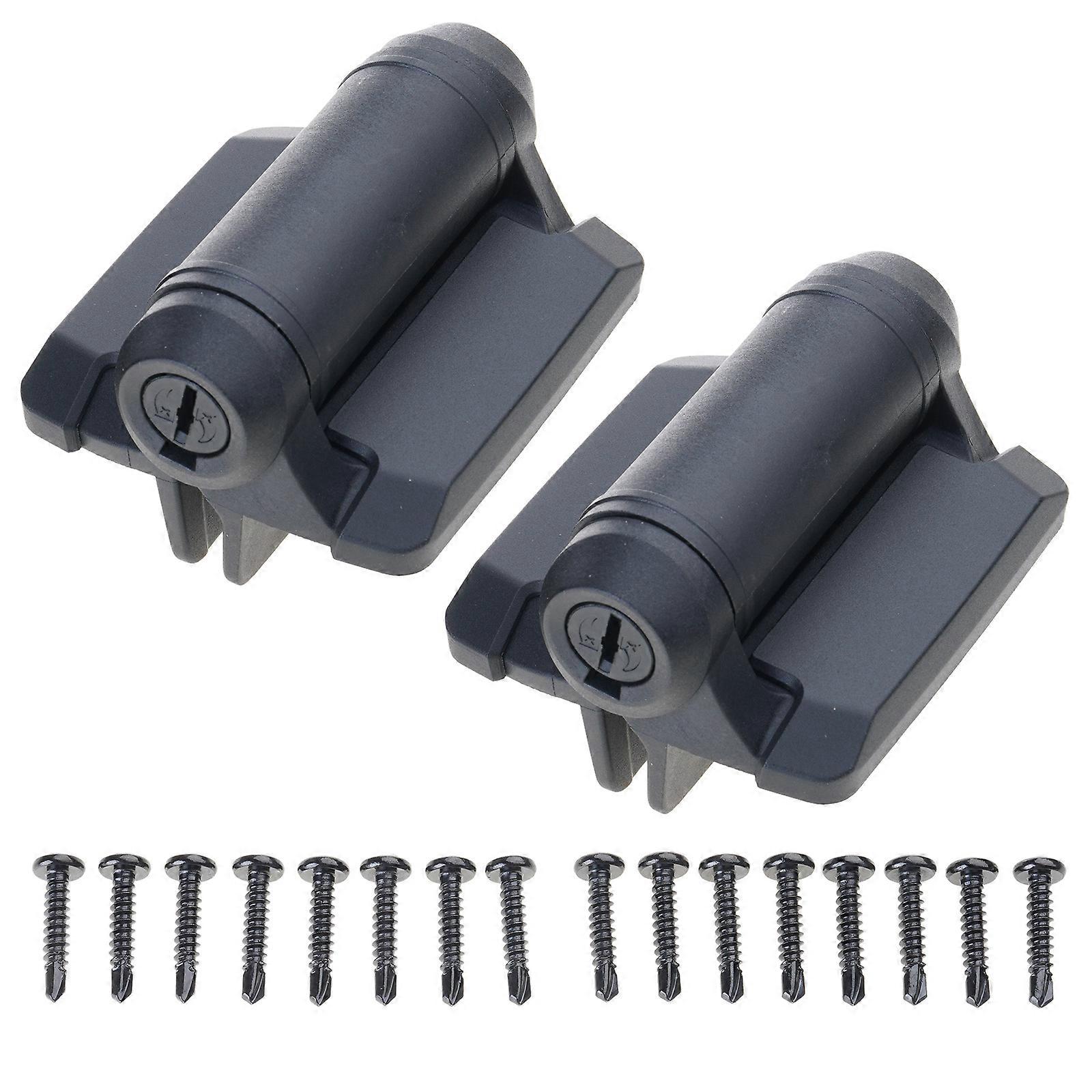 2Pcs Adjustable Tension Narrow Spring Hinges Auto Closing Gate Hinge Door Hardware for Outdoor Gates Enduring Multicolor