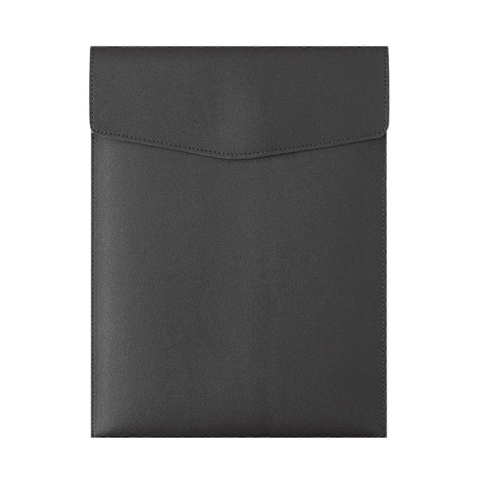 A4 Imitation Leather File Bag, Large Capacity Folder with Tablet Case, Stationery Organizer, Expanding Portfolio Padfolio Storage