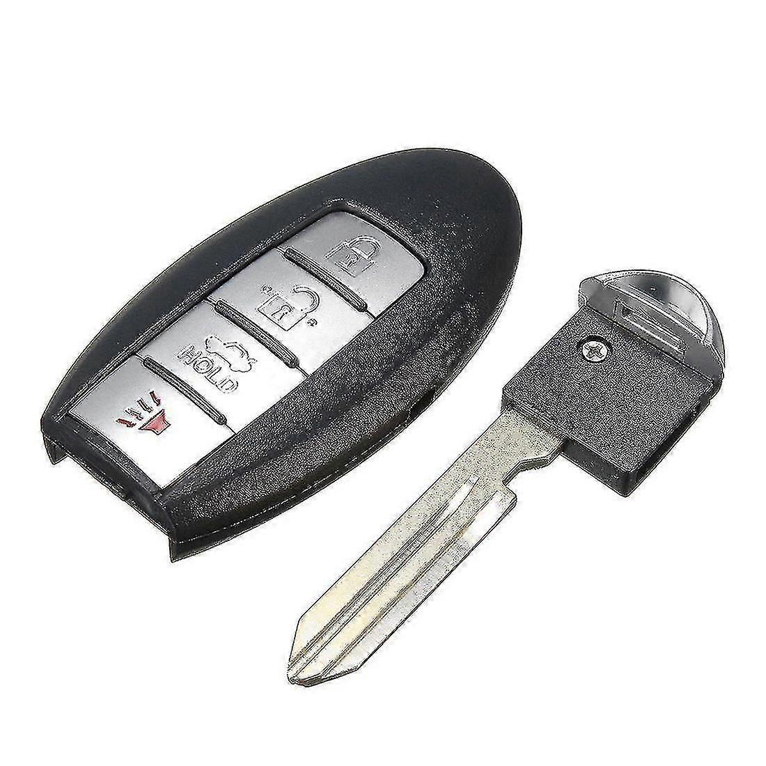 4 Buttons Remote Key Fob Case Shell Uncut Blade For Altima 06-12