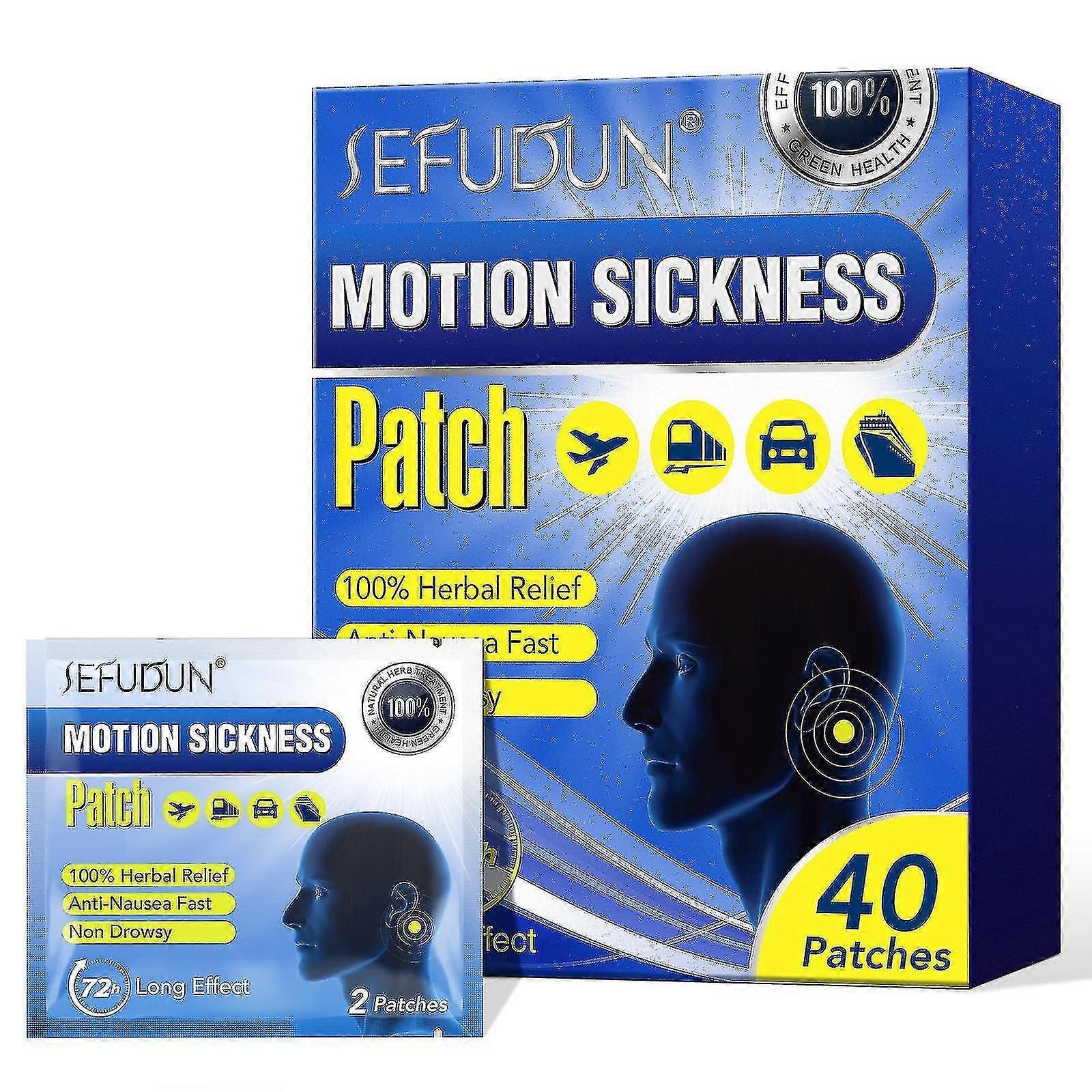 Motion Sickness Patch Fast Acting No Side Effects Against Nausea Stickers