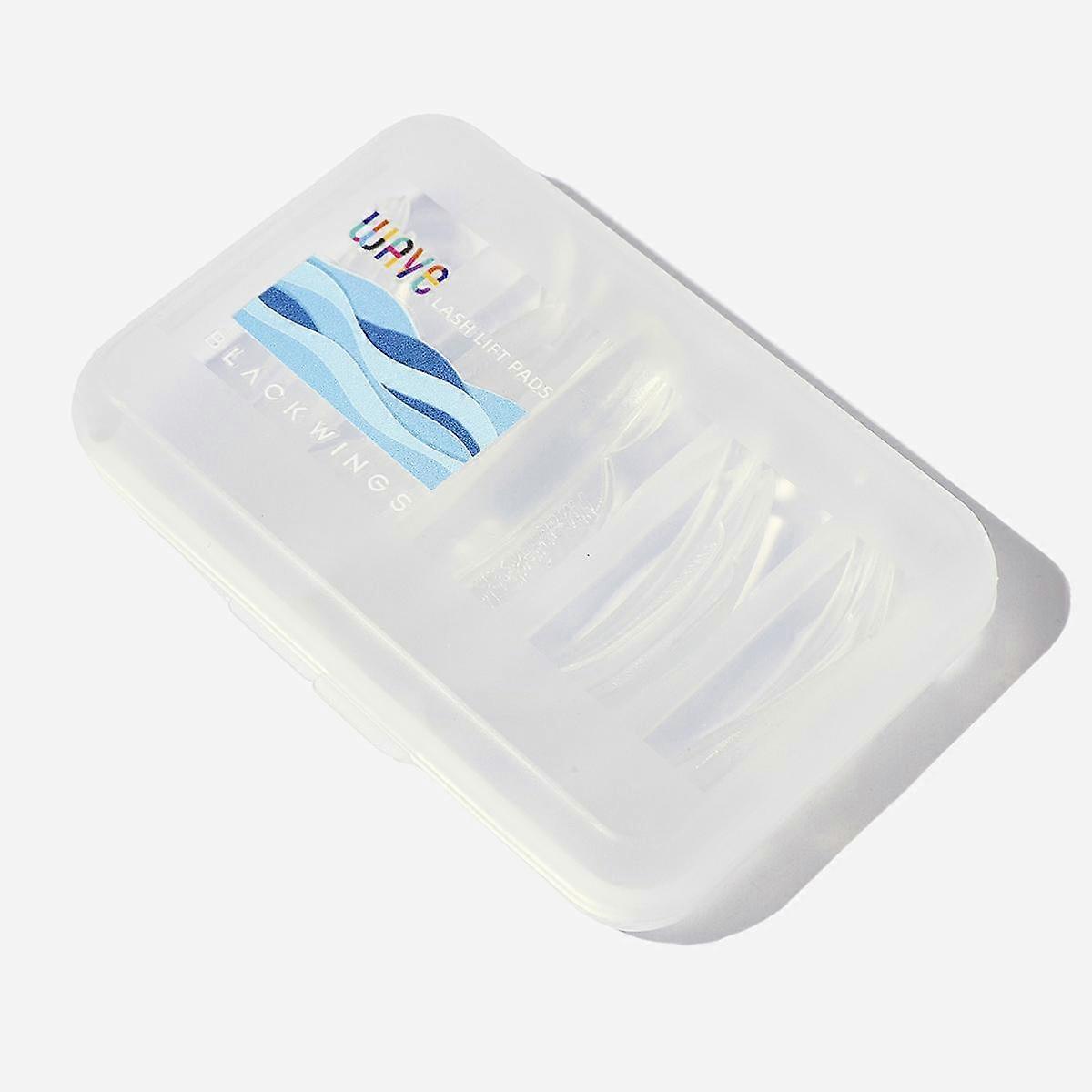 Blackwings 5 Pairs Eyelash Perm Silicone Pads, Curling Pads for Lash Lift,   with Size Guide Chart, Hypoallergenic Reusable Accessories