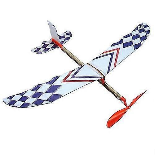 Diy Kid Toy Rubber Band Powered Aircraft Model