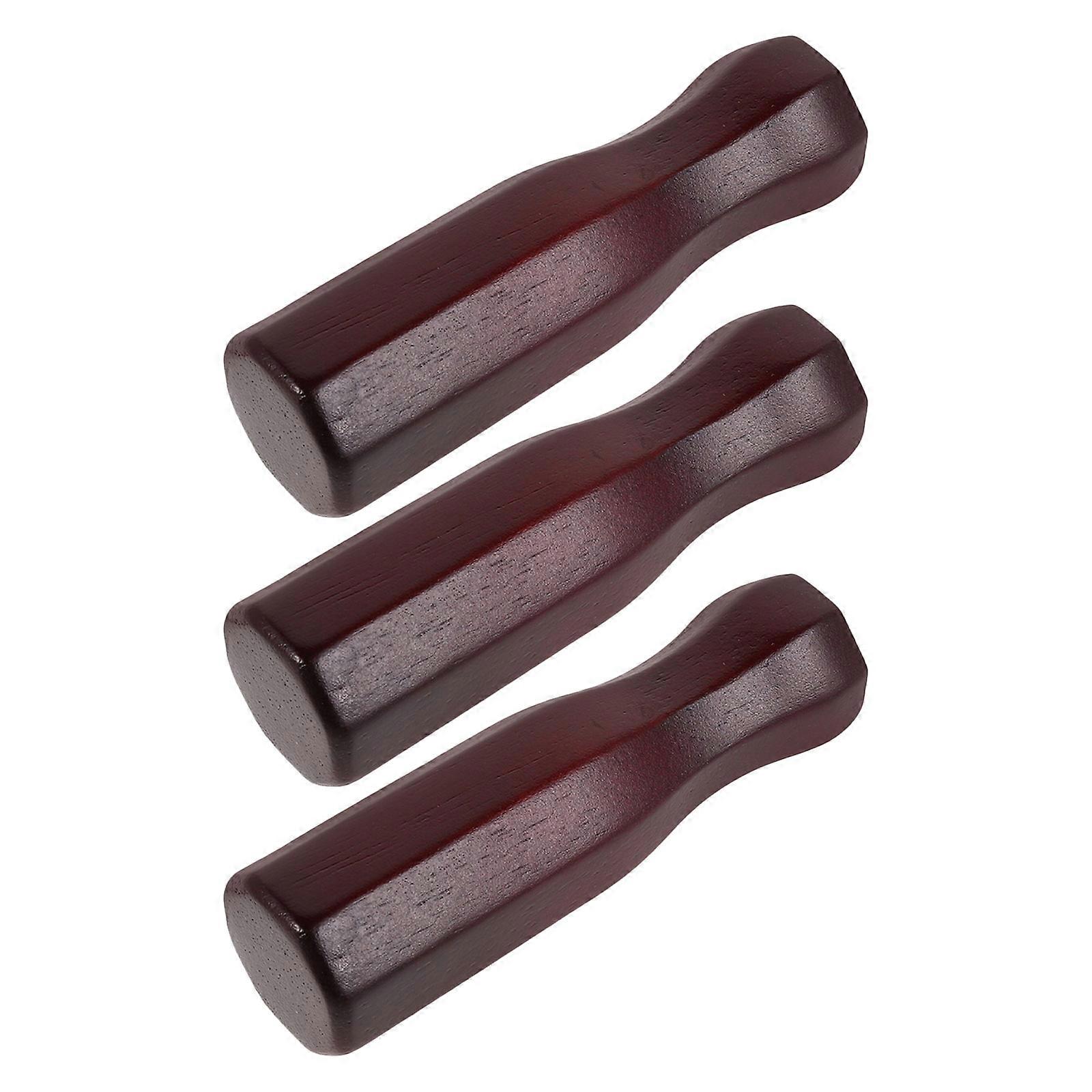 Table Soccer Replacement Handle Wooden Foosball Handle for 3Pcs Set