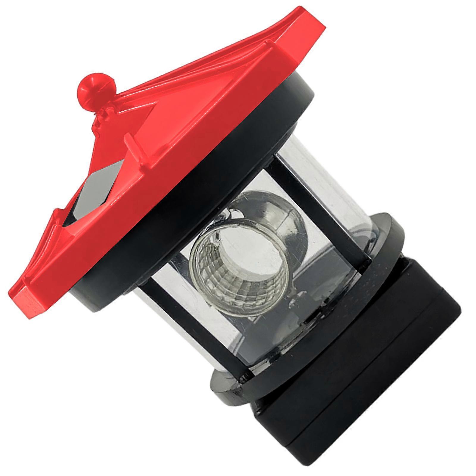 Solar Rotating Lighthouse Waterproof Street Lamp For Backyard Decoration Energy Efficient Plastic Garden Lamp Enduring Multicolor