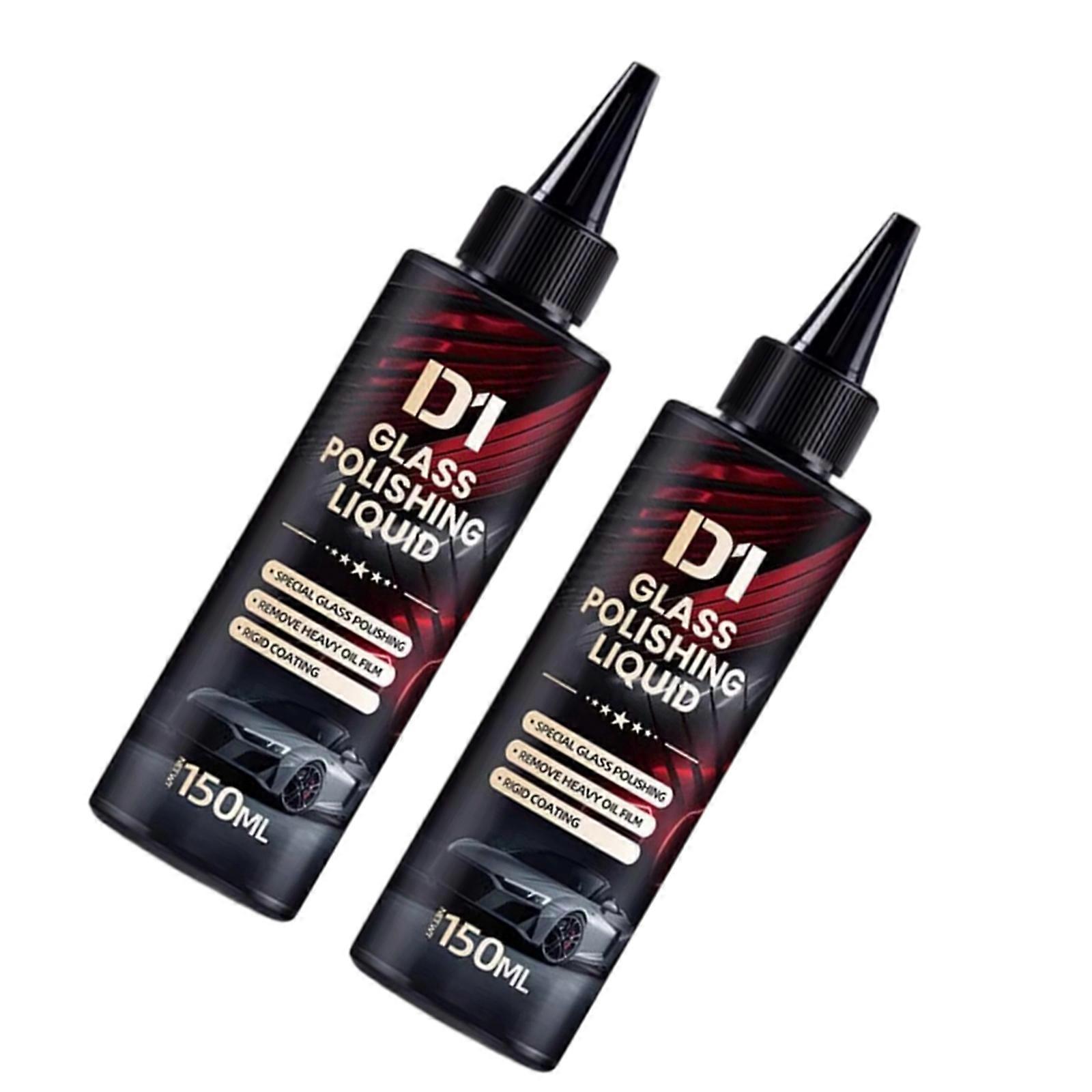 Cerium Polish Solution Auto Glass Cleaner Windshield Scratch Remover for Window Stain Removal & Surfaces Refinement Multicolor