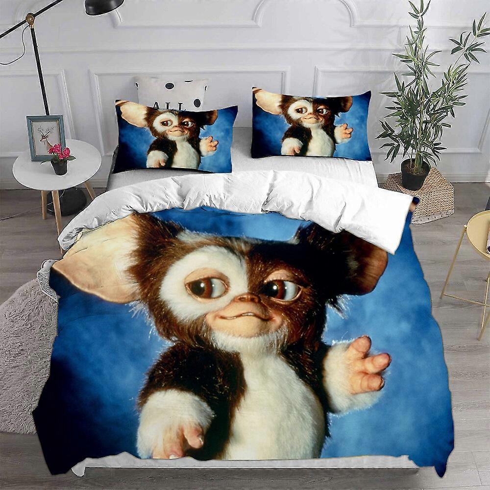 Gremlins Gizmo Christmas 3D Duvet Cover Bedding Set Pillowcase Single Double