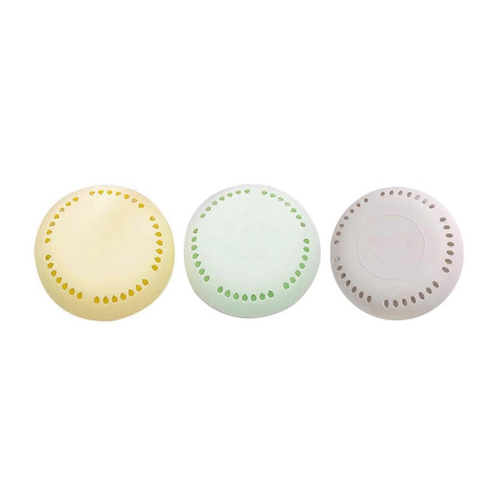 3 Pack Stick On Air Refresher Disks Washable Fragrances Carriers Solid Diffuser  2