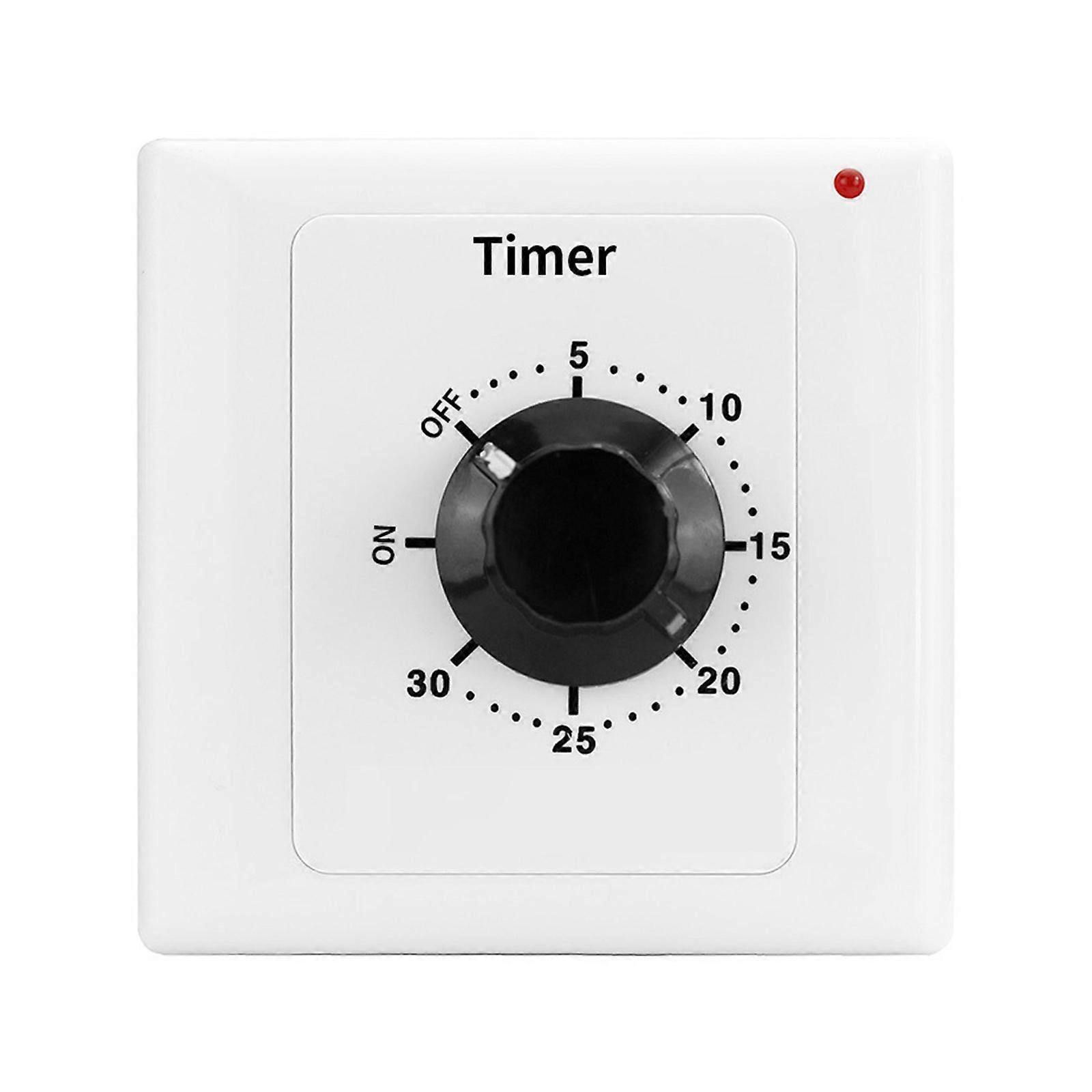 Mechanical Countdown Timer Switches Light Switches Socket Countdown Timer Control Controller for Bathroom Fan, Light Multicolor
