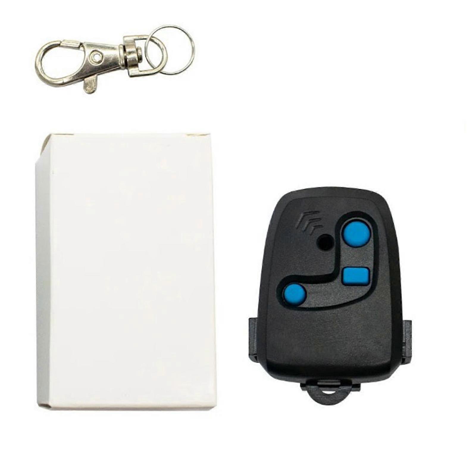 ABS Garage Door Remote 433MHz Rolling Code Gate Opener Remote Control 3 Key With Integrated Battery Multicolor