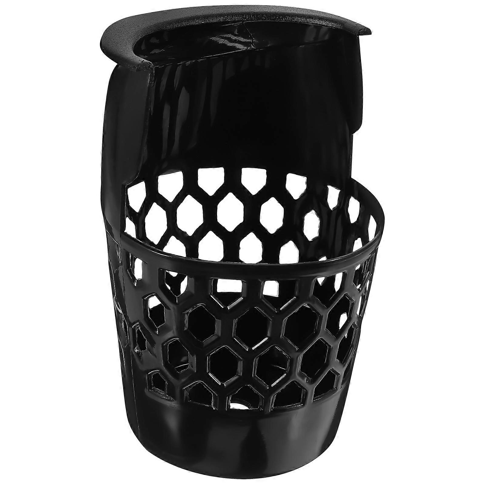 Drop Ball Basket For Billiard Room Accessory In Black Color Offering Storage Functionality 1Pack