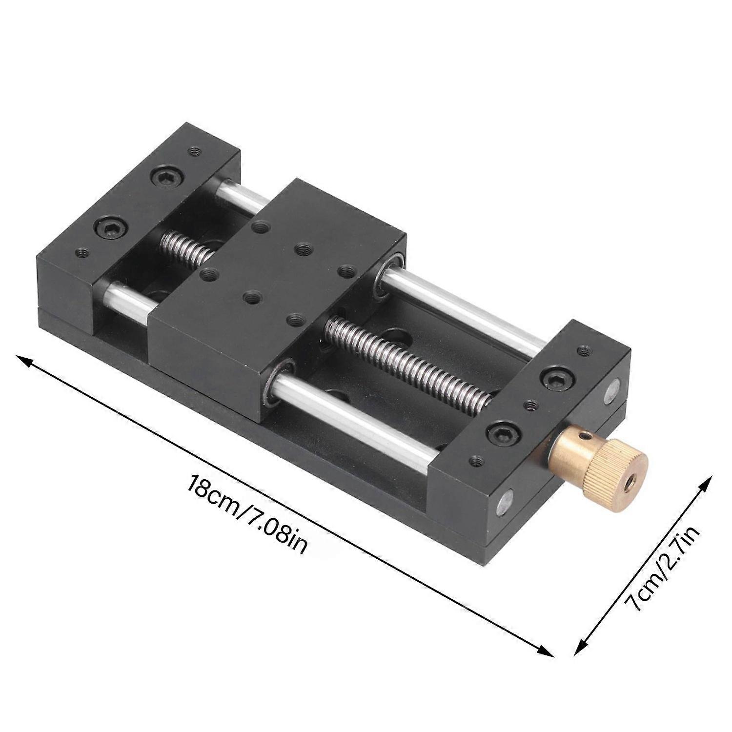 Linear Stage Actuator Manual Sliding Table Aluminium Alloy High Accuracy with Base