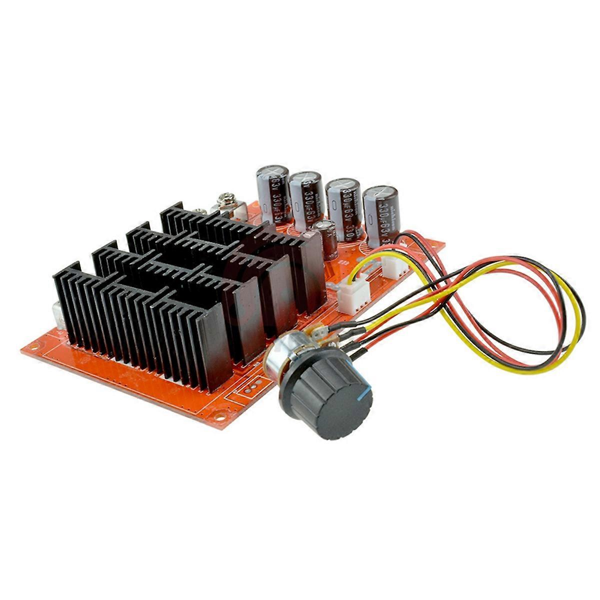 3000W DC Motor Speed Controller 10-50V 60A PWM HHO RC 12V 24V 48V Regulation 5-  with Control Switch