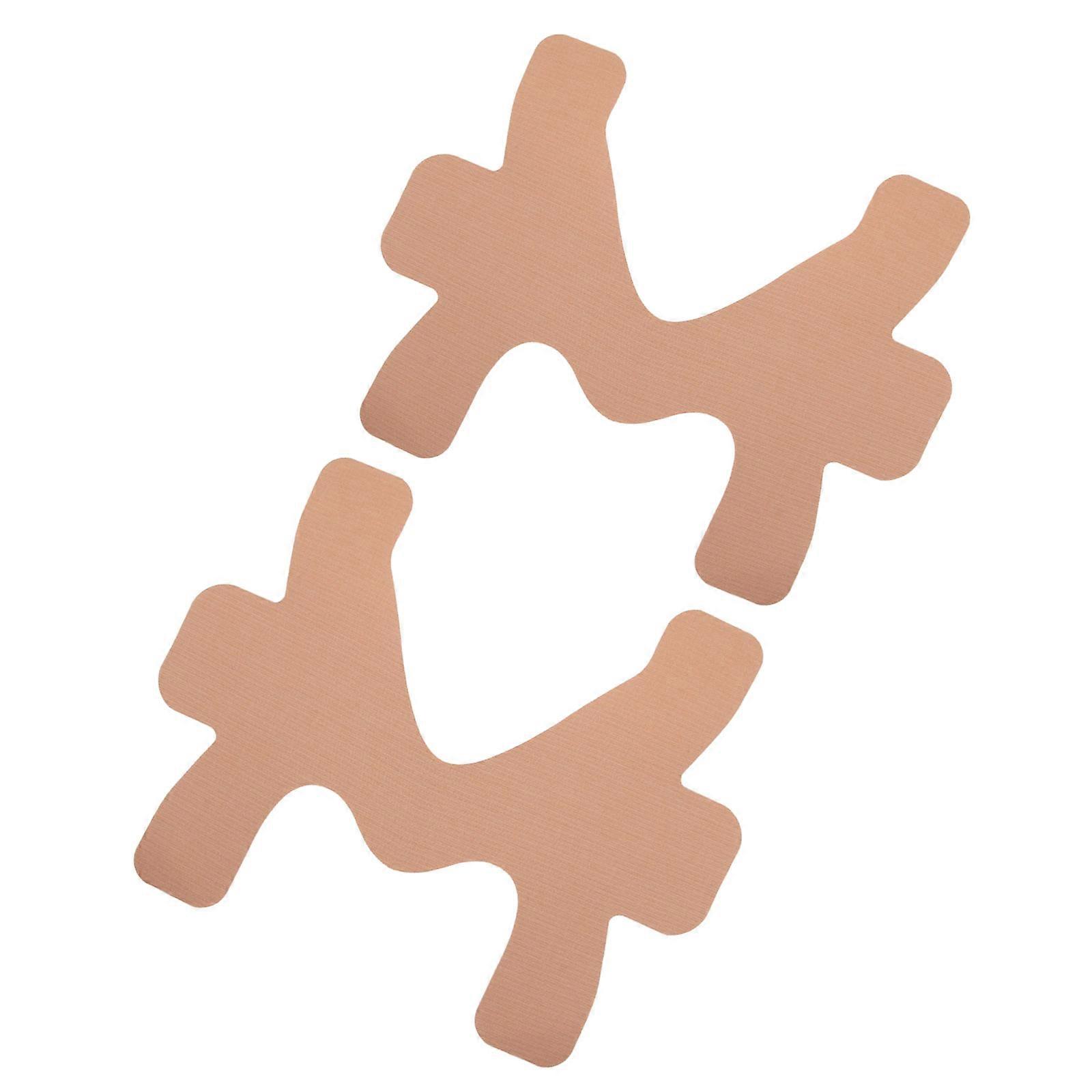 عبوة من 2 دعامة دعم الكاحل القطنية قابلة للتنفس مع دعم لاصق قابل للتعديل للتعافي من الإصابات الرياضية متعدد الألوان