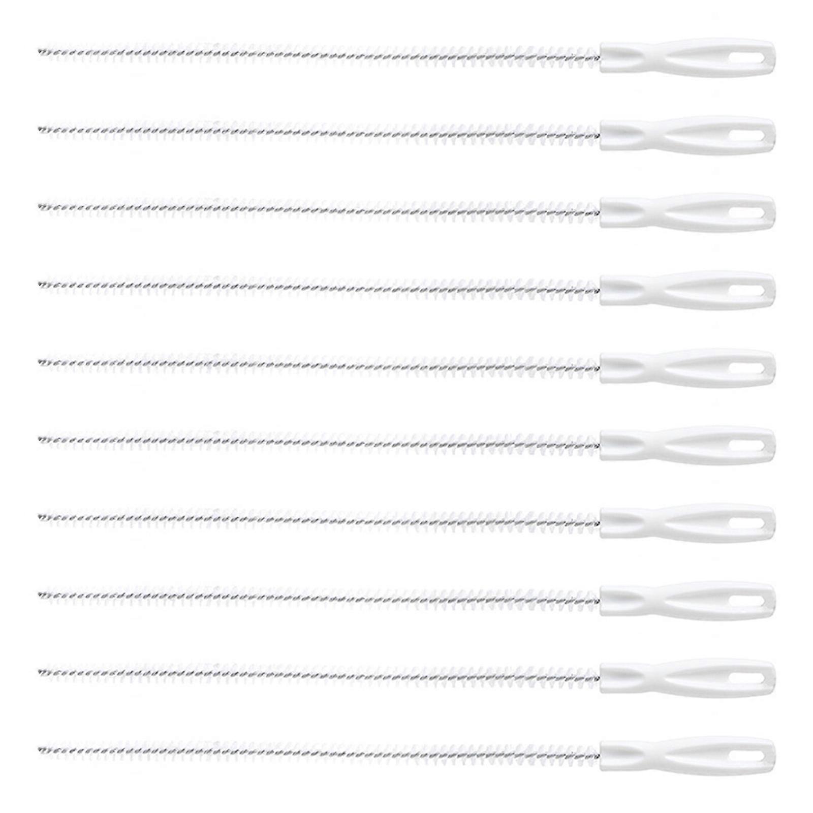 10Piece Drain Unblocker Pipe Dredging Brush for Quickly and Easy Pipe Cleaning in Kitchens and Bathrooms Drain Opener Multicolor