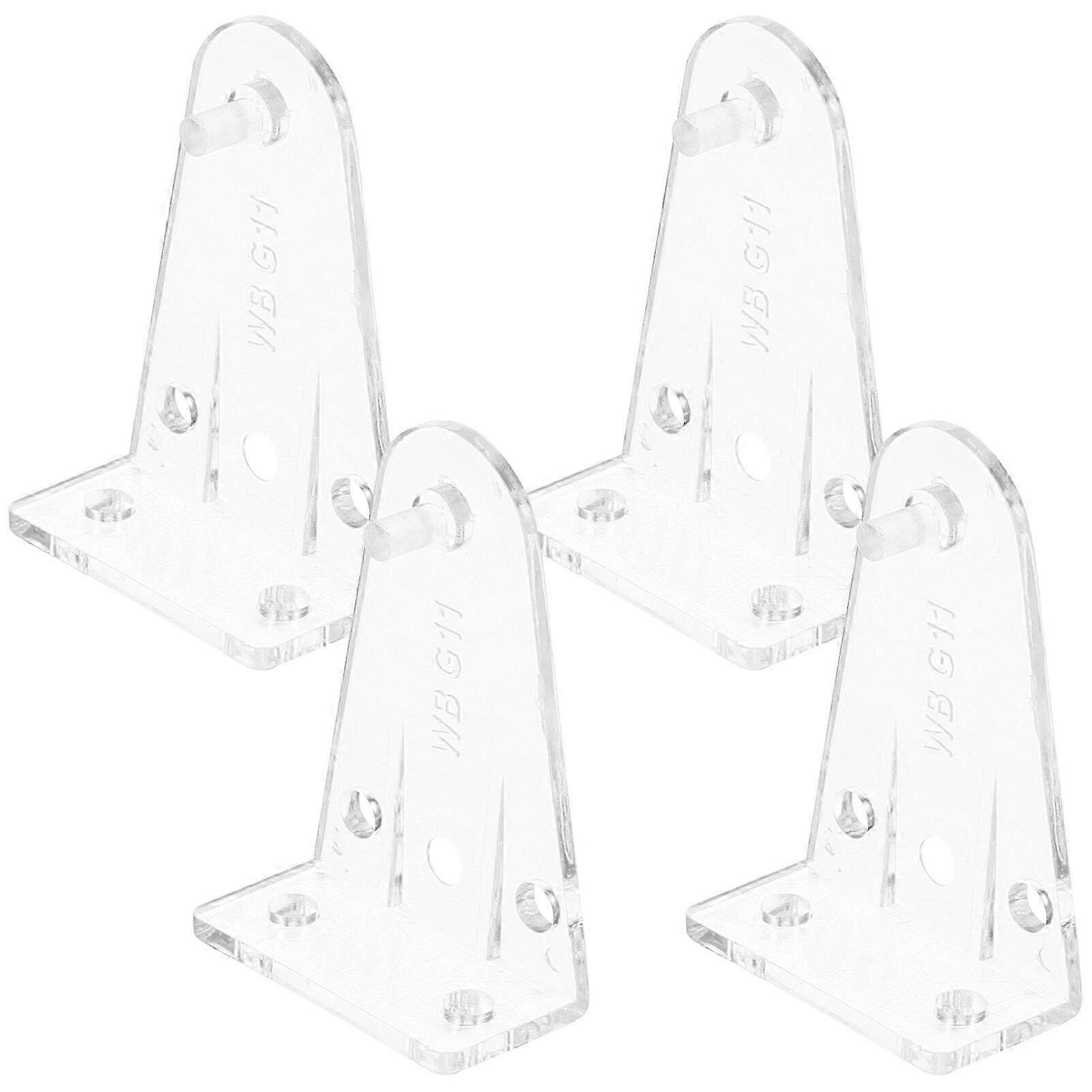 4pcs Blinds Hold Down Brackets Blind Bottom Rail Hold Clips Blinds Bottom Clear Brackets p