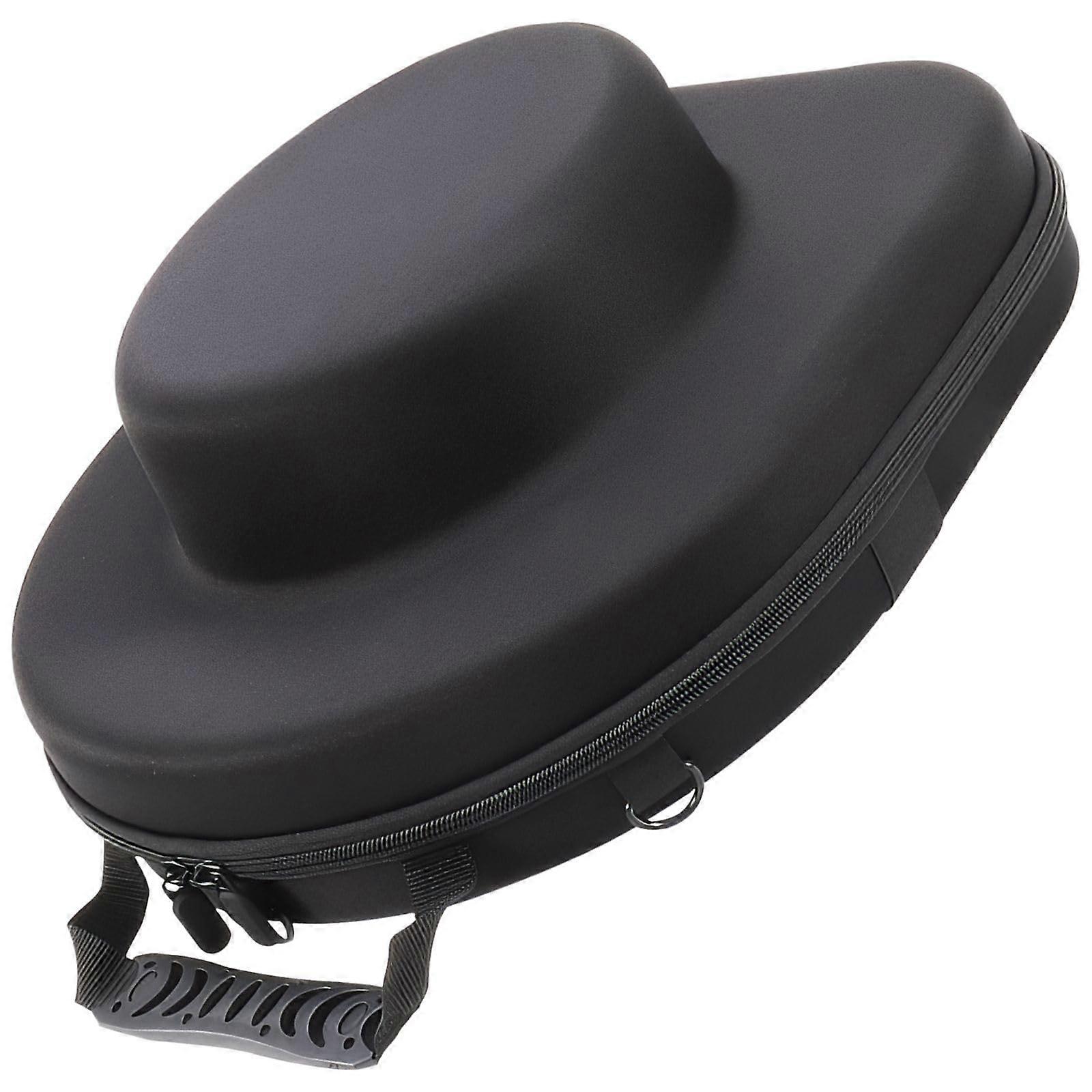 Wide Brim Hat Storage Case with Zipper and Shoulder Strap for Travel and Home