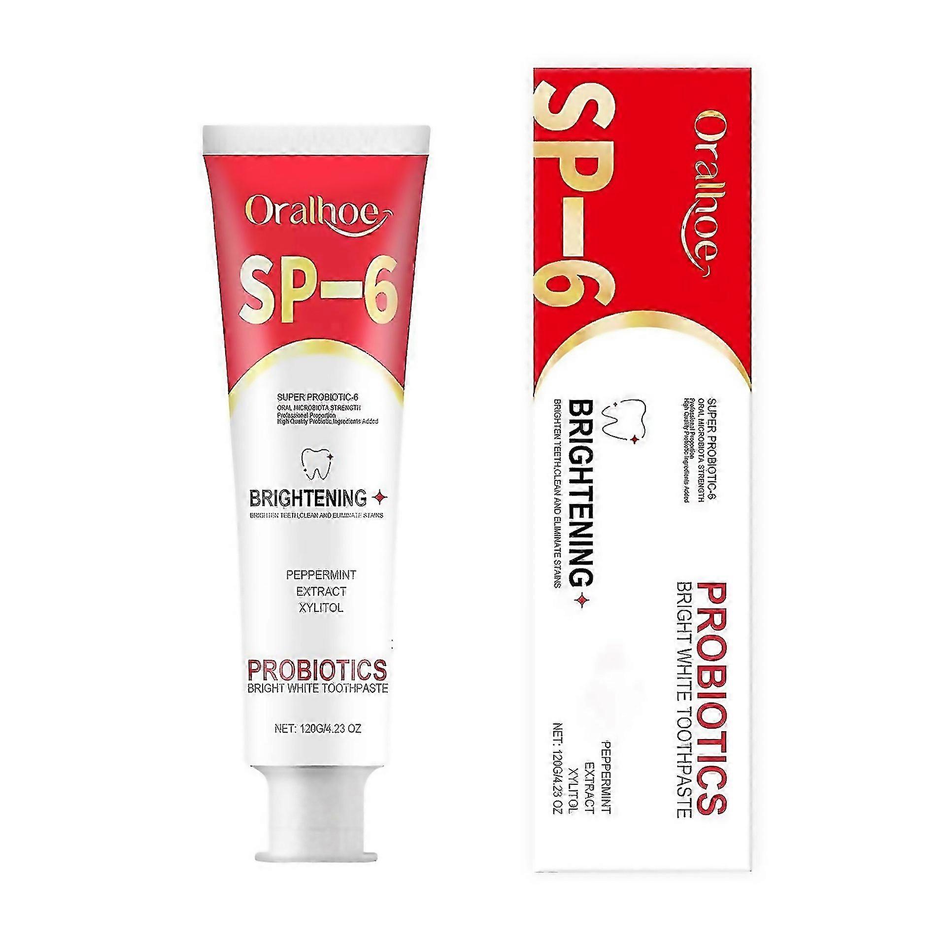 For Probiotic Brightening Toothpaste For Dental Hygiene Stain Reduction