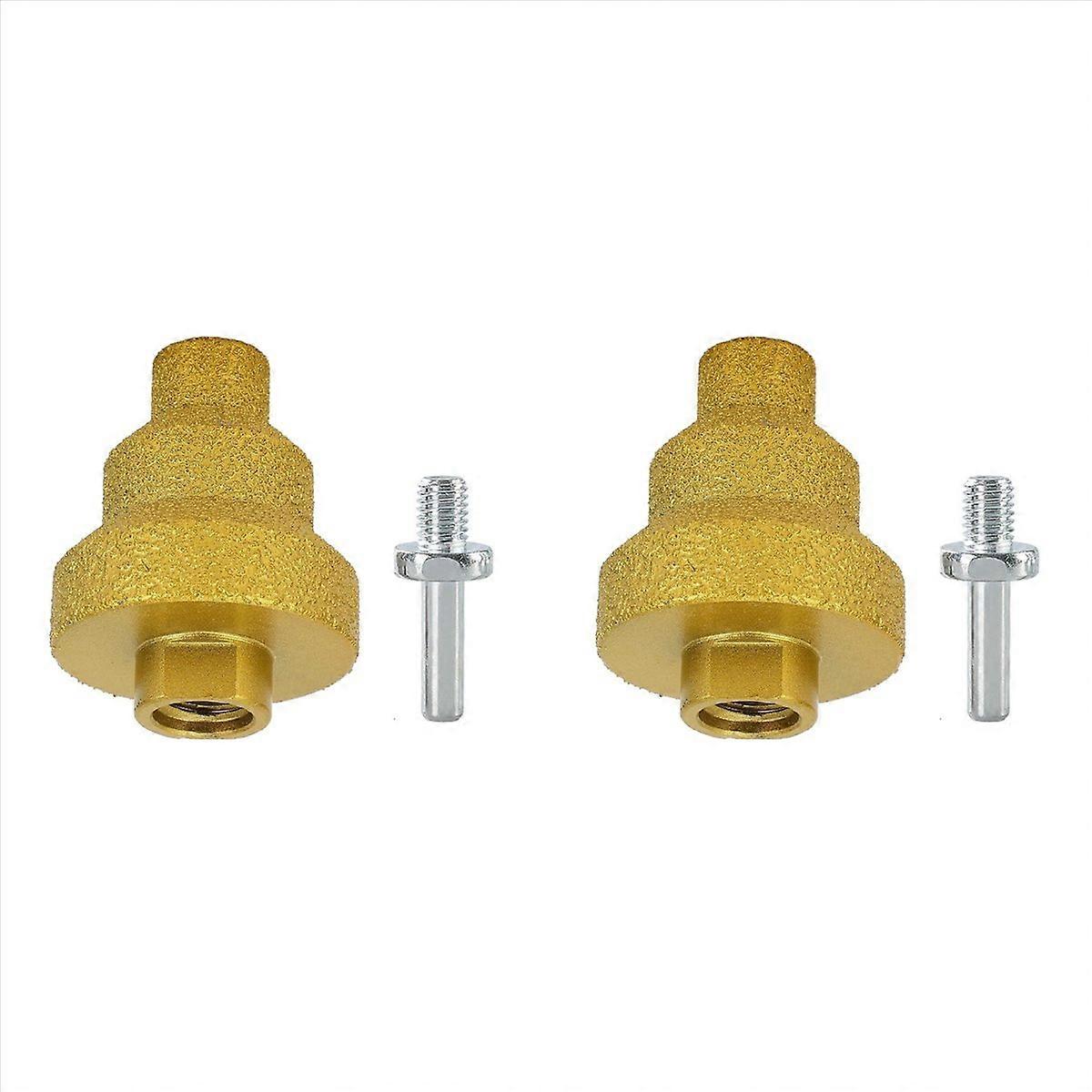 2X Diamond Core Drill Bit Set,20-35-50mm Stepped Pagoda Design Multi-Layer Conical Hole Opener