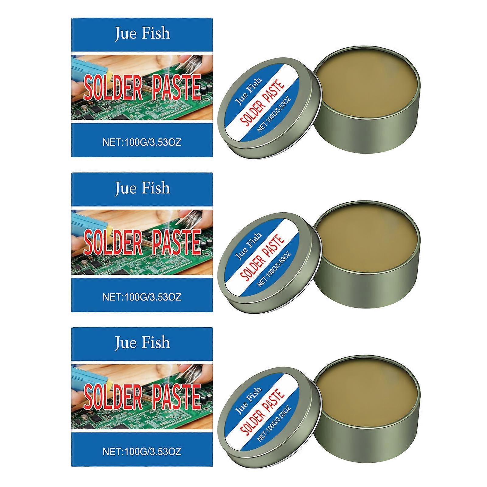 100g Soldering-Flux Paste Multifunctional Electrical Flux for DIY Projects, Automotive Wiring, and Hobbyist Electronics Assembly