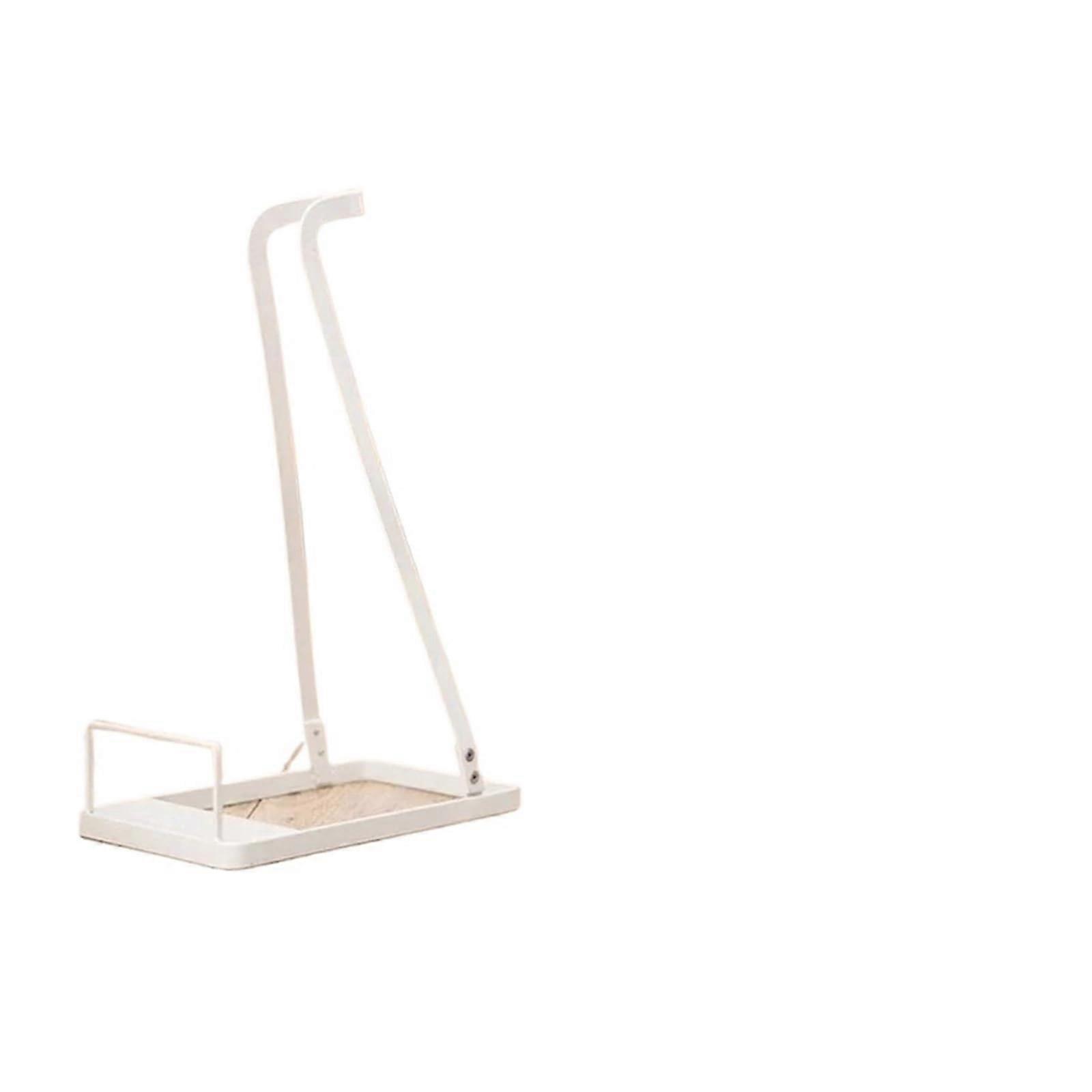 Vacuum Cleaner Storage Rack Floor Stand for All Models Easy Assembly White 1pc