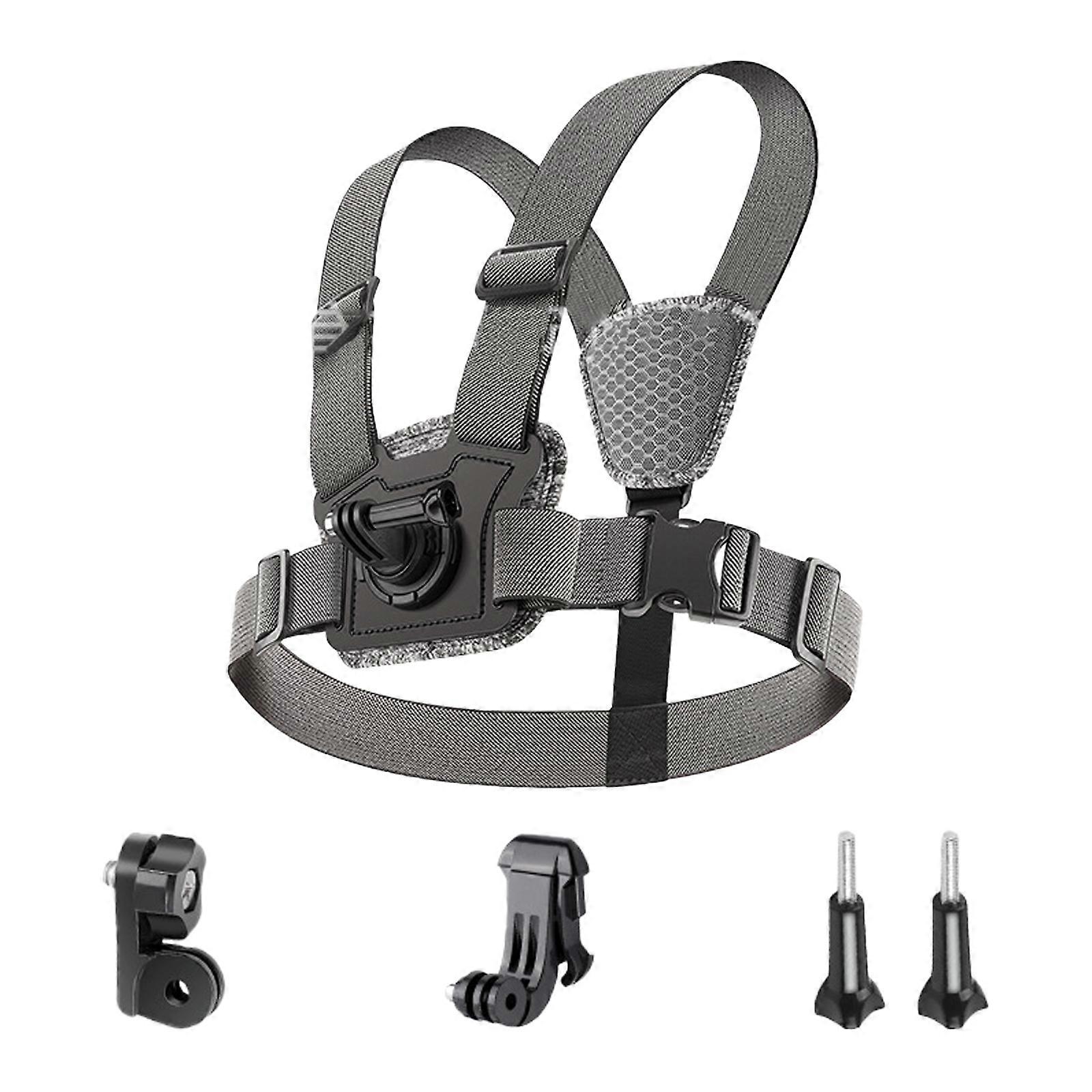 Chest Mount Straps Harness Chesty Body Mount Adjustable Action Camera Chest Straps with Hook for Action Camera Multicolor