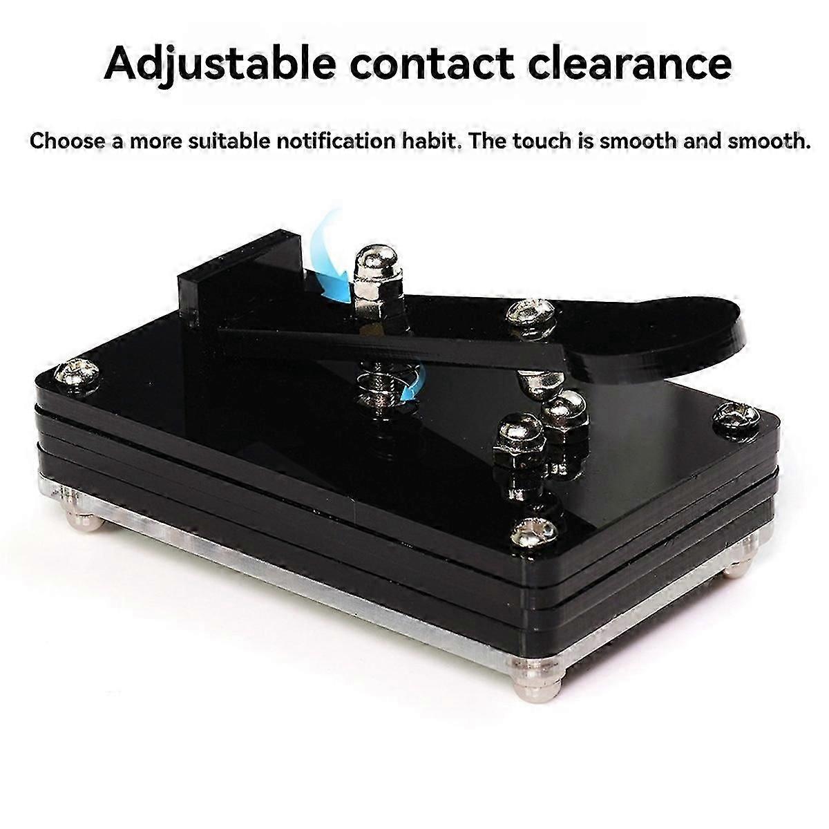 Upgraded CW Morse Code Decoder Finished+Case+Button Kit with Digital LCD CW Trainer Morse Code Decod