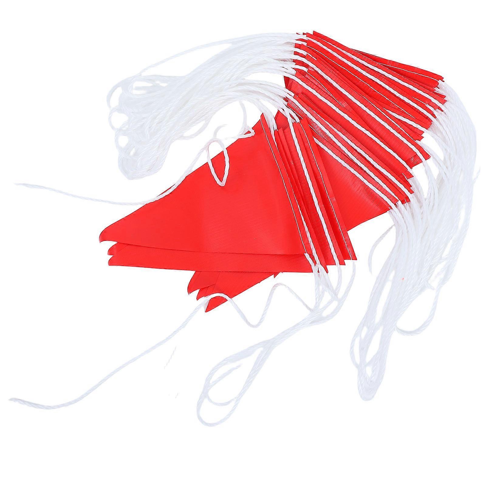 Warning Flags Pennant Safety Flagging for Outdoor Use 30M