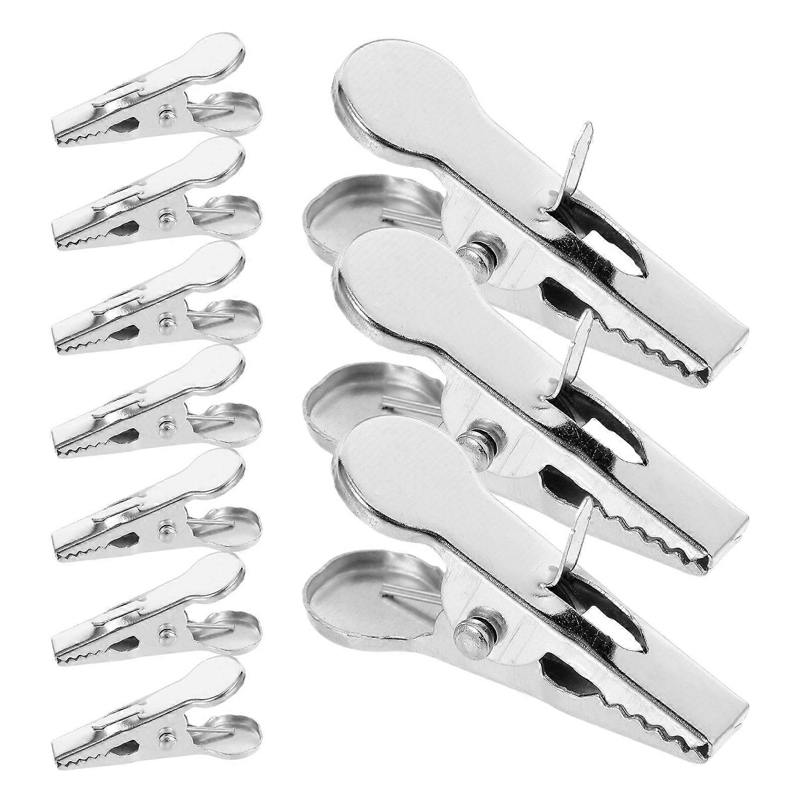 Christmas Tree Ornament Clips Clips for Decor 100Pcs Silver Iron