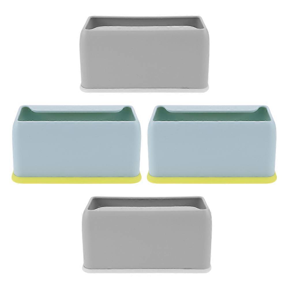 Plastic Cat Litter Scoop Holder for Home Use 4Pcs Assorted Color Organizer