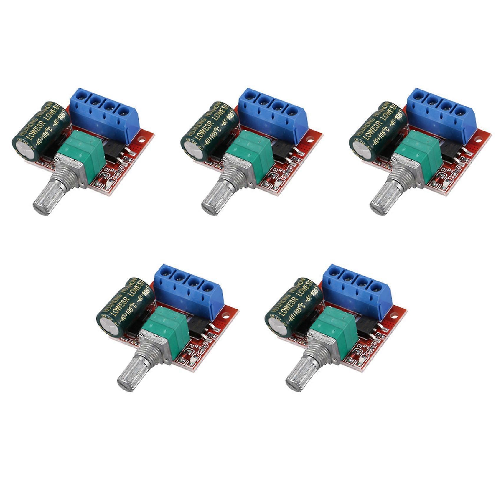 5X DC5-35V 5A PWM DC Motor Speed Controller LED Light Dimmer Switch 10KHz