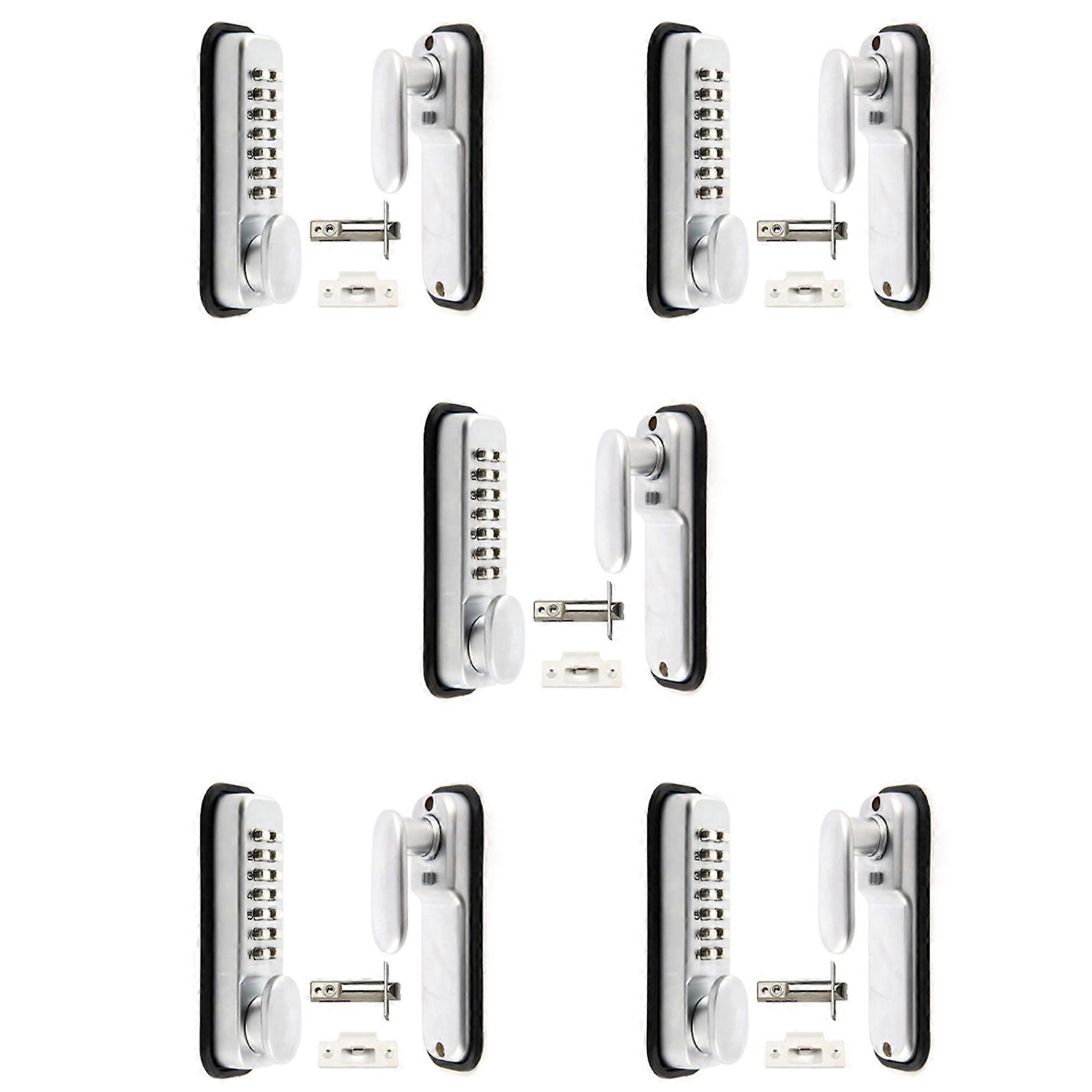 5X Digital Push Button Door Lock Key Pad Code Combination Access Mechanical Keyless