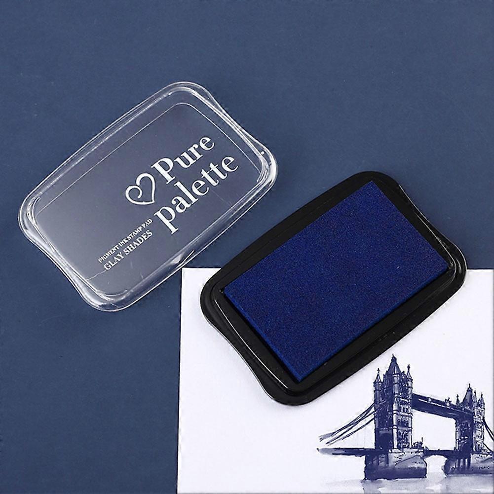Solid Color Large Size Ink Pad For Stamp Diy Crafts Scrapbooking Rubber Inkpads