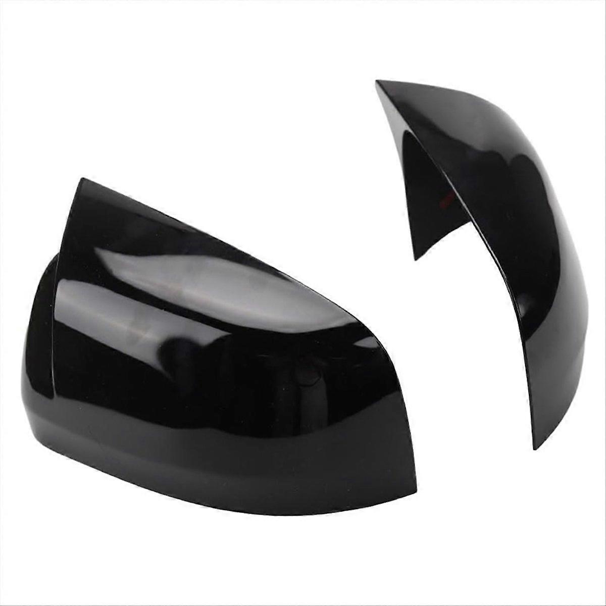 Rear View Side Mirror Cover Side Mirror Cap for , gloss black