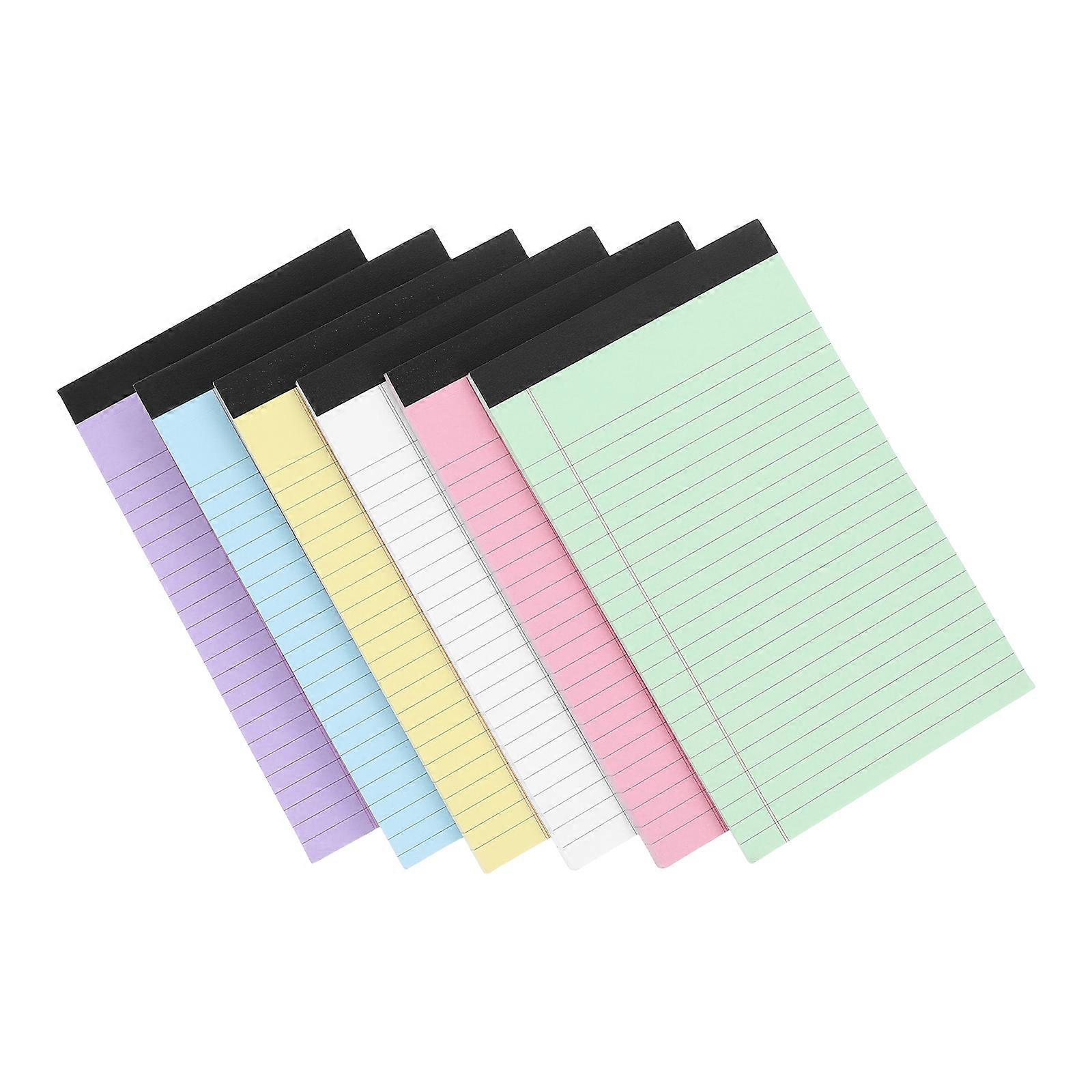 Tear Off Memo Pads Small Notepads Assorted Color for Writing 6Pcs