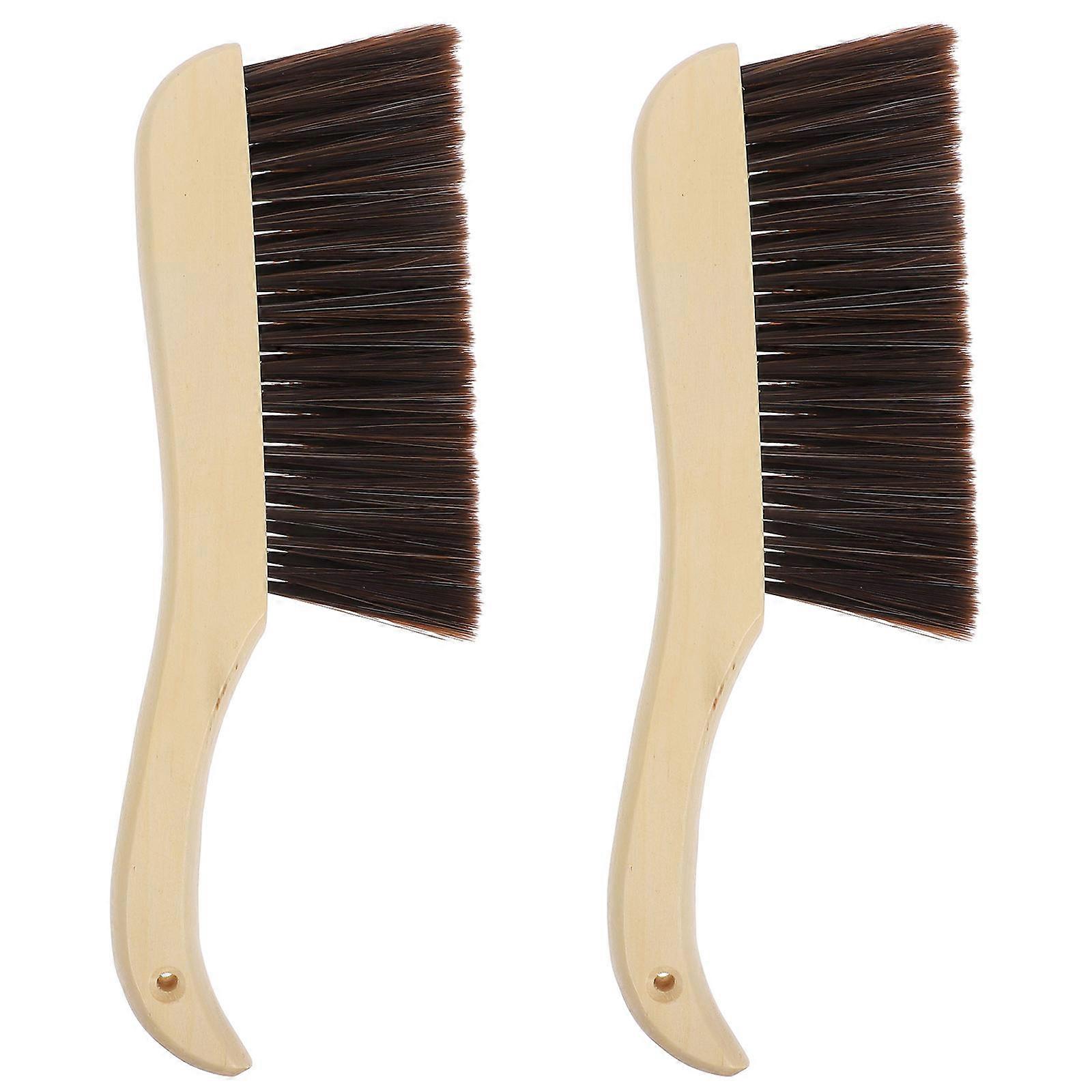Assorted Color Long Handle Dusting Brush for Upholstery Cleaning 2Pcs