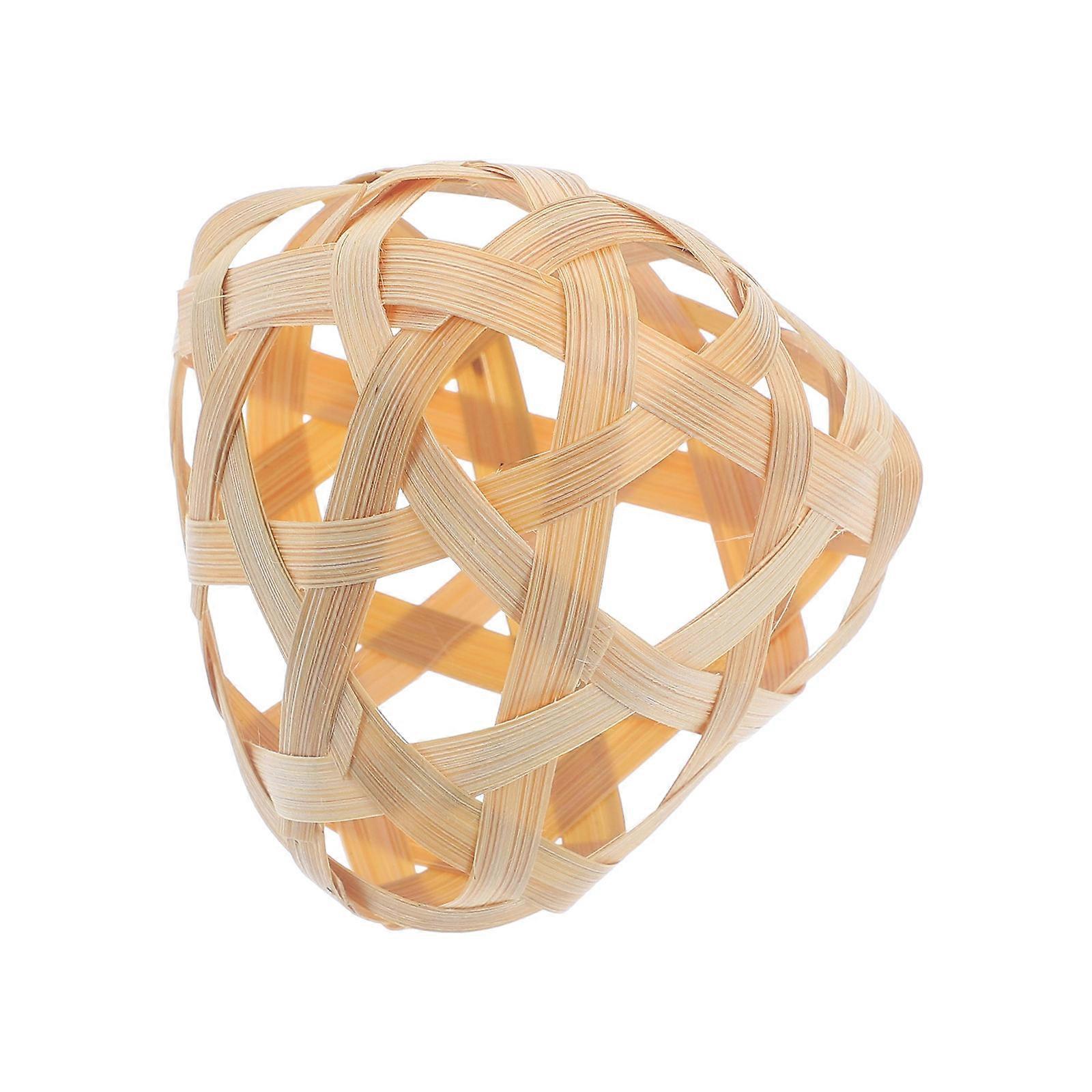 Mini Lampshade Decor Bamboo Lamp Shade for Decoration String Light Lampshade