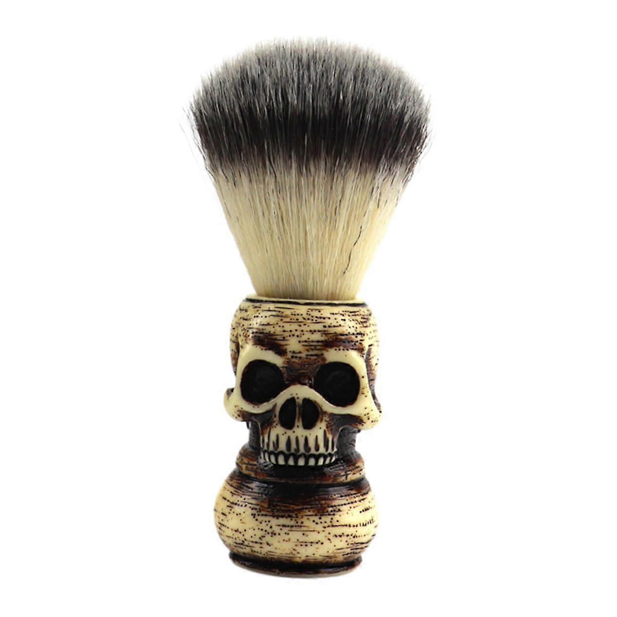 Badger Hair Beard Brush for Men with Soft Bristles and Durable Handle, Travel Shaving Brush